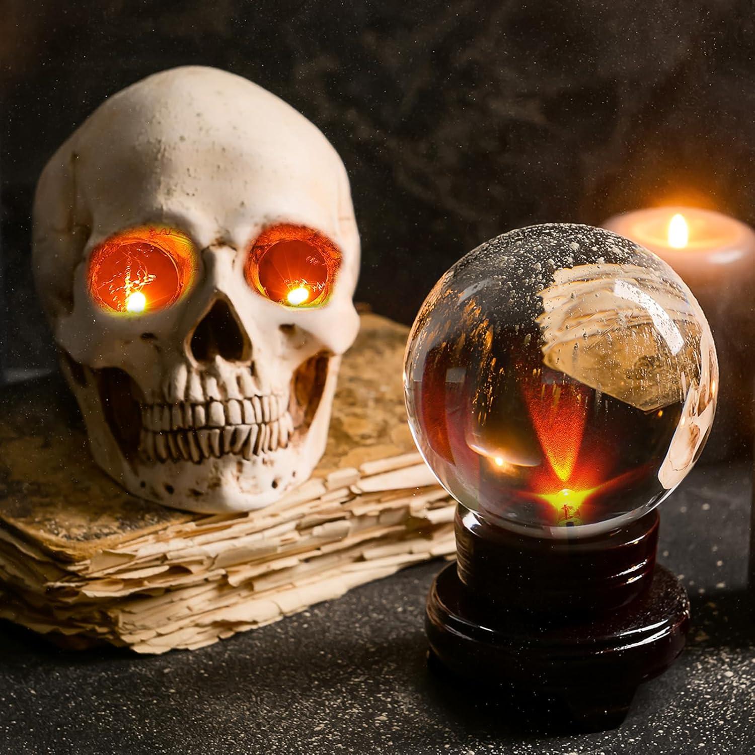 Kit de 2 luces LED efecto llama naranja Rossesay 12V