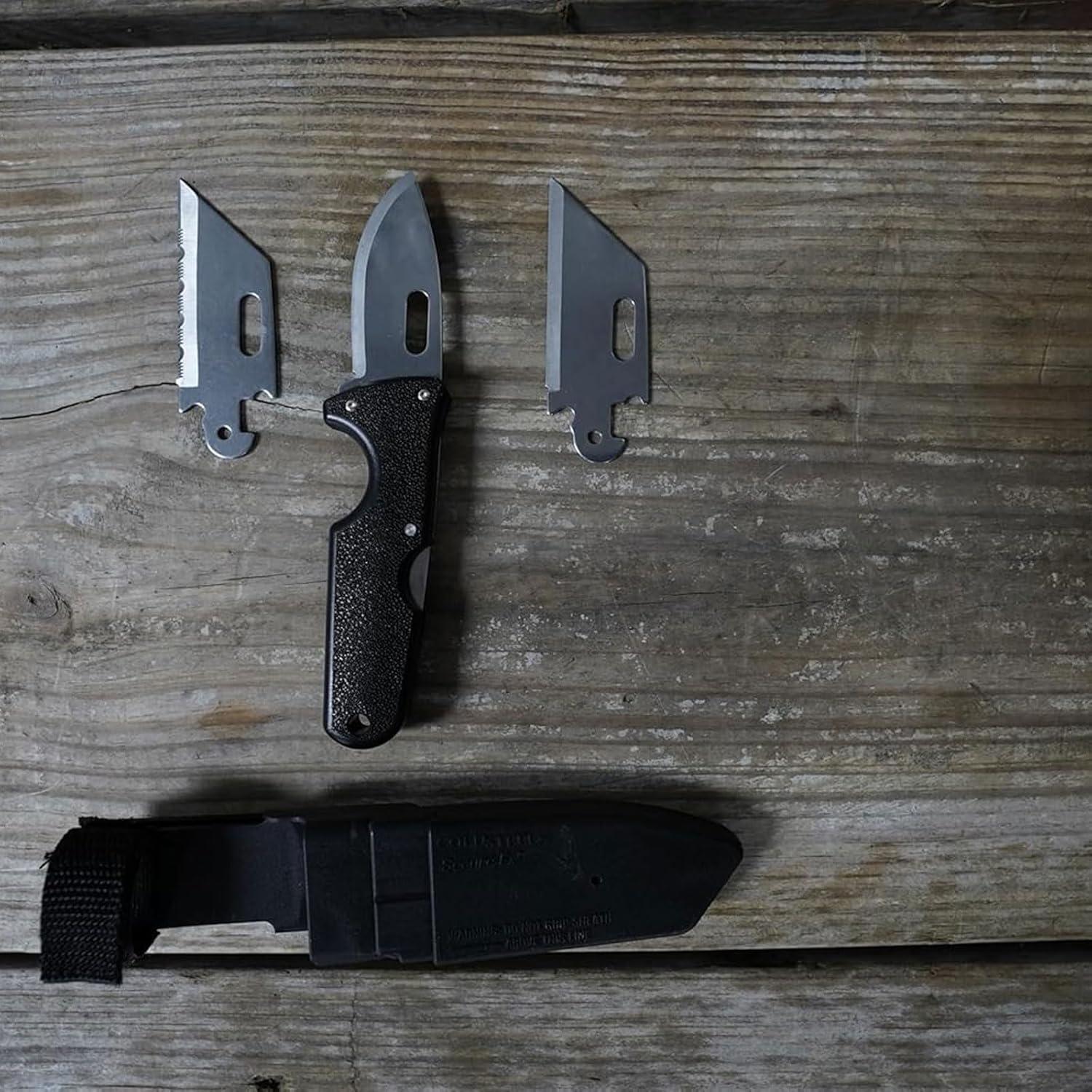 Cuchillo Fijo Cold Steel Click N Cut CS-40AZ 16.51cm 3 Cuchillas