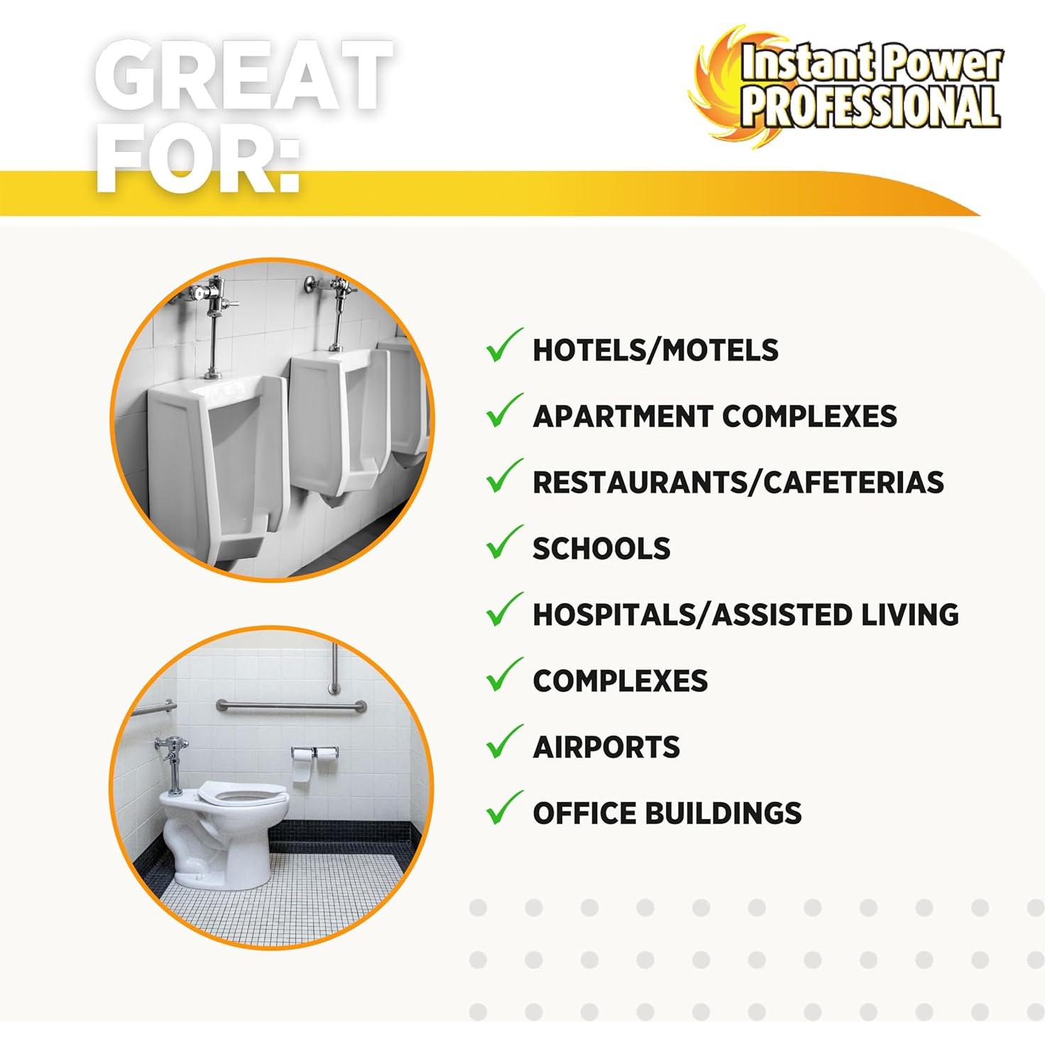 Limpiador de Urinarios Sin Agua Instant Power 0.95 L - Elimina Manchas