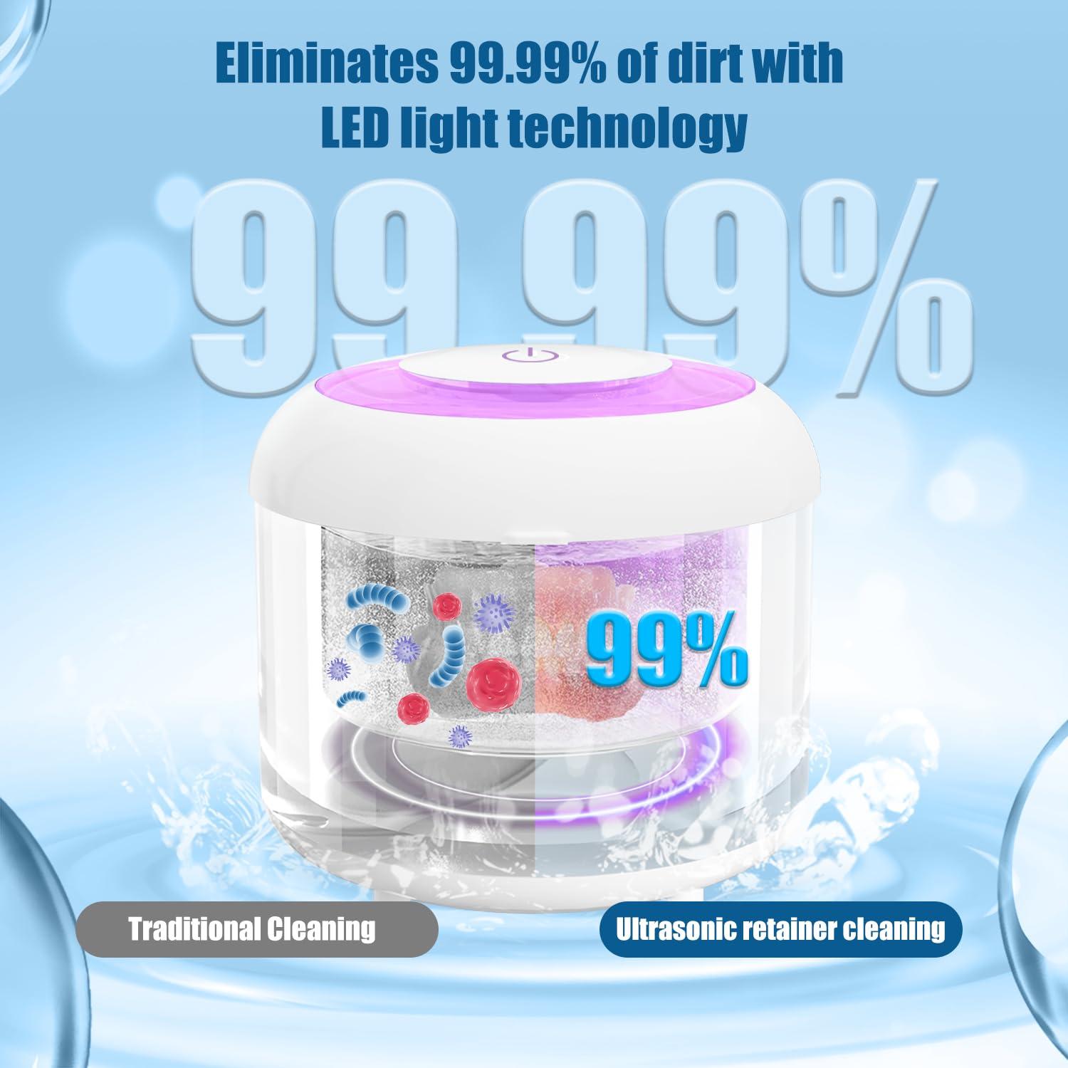 Limpiador Ultrasónico de Retenedores VovoZanium 180ml Blanco