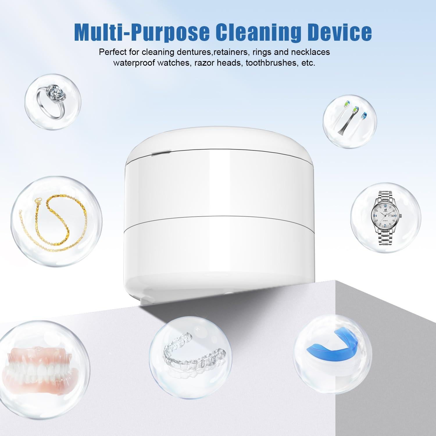 Limpiador Ultrasónico de Retenedores VovoZanium 180ml Blanco