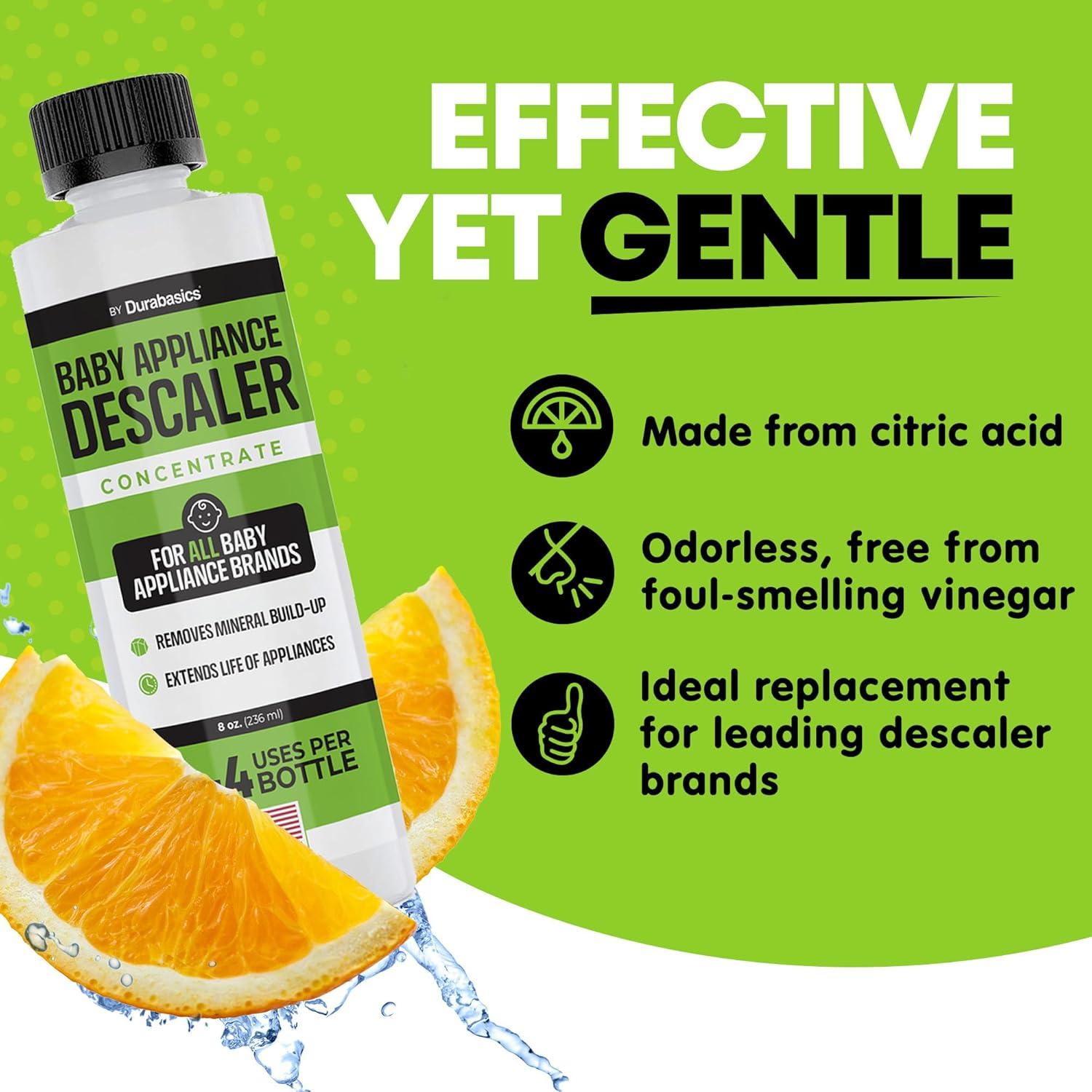 Desincrustante para Esterilizador de Biberones Durabasics - 2 Paquetes 16Oz