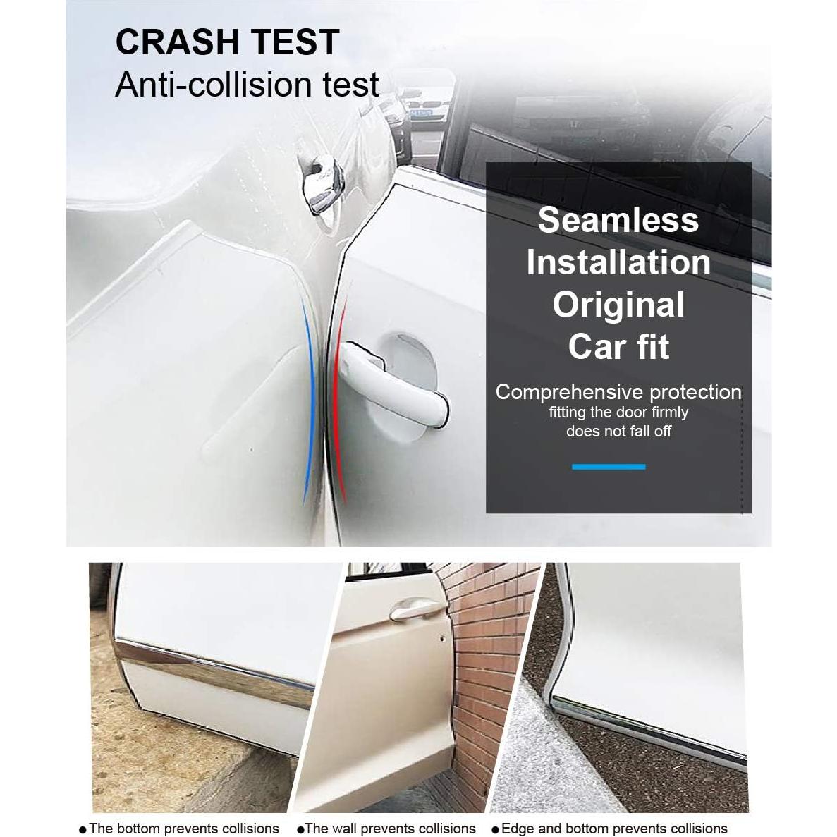 Protector de Bordes de Puertas de Coche Yleternal 5M Transparente