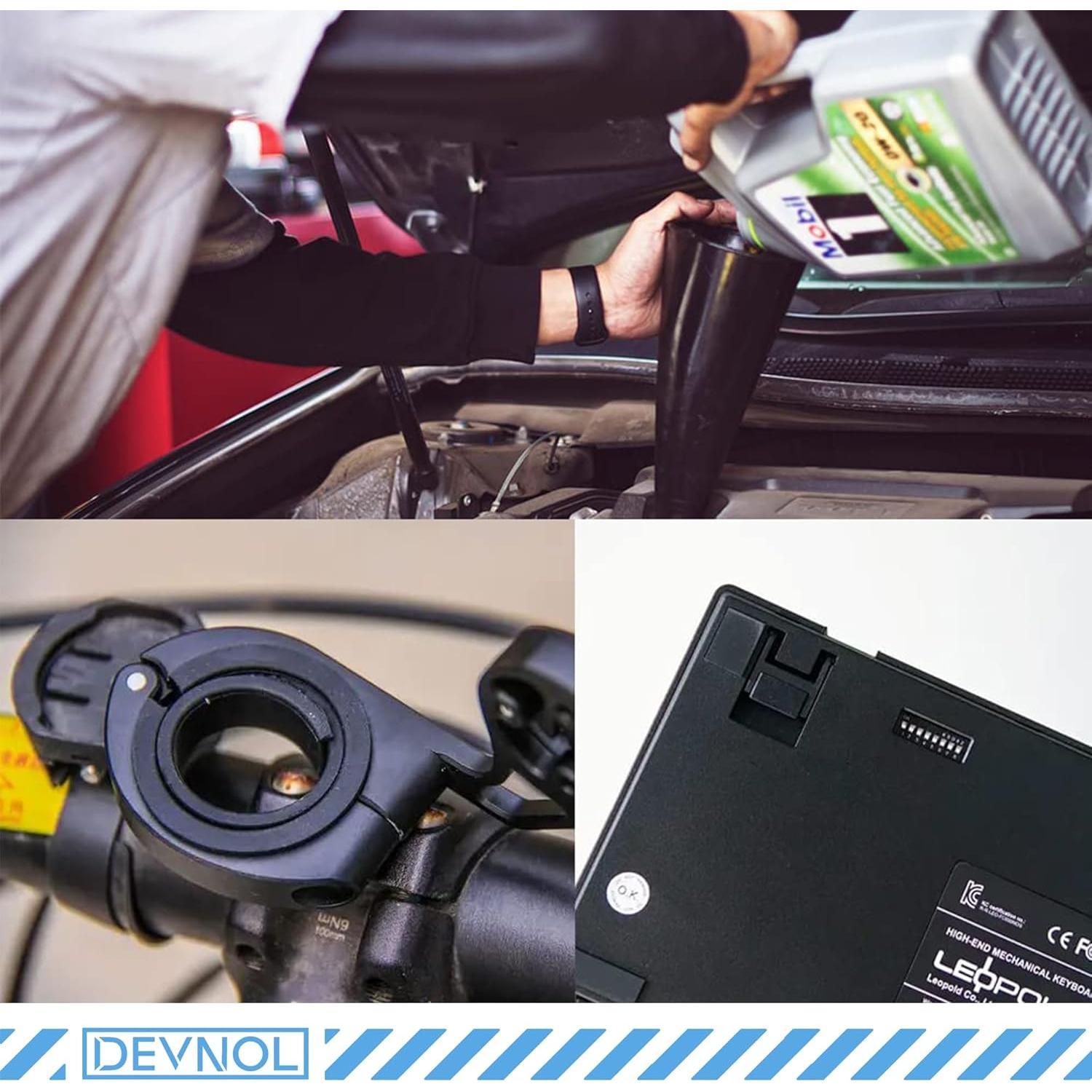 Tira de Caucho Neopreno DEVNOL 1.27cm x 5.08cm x 1.52m