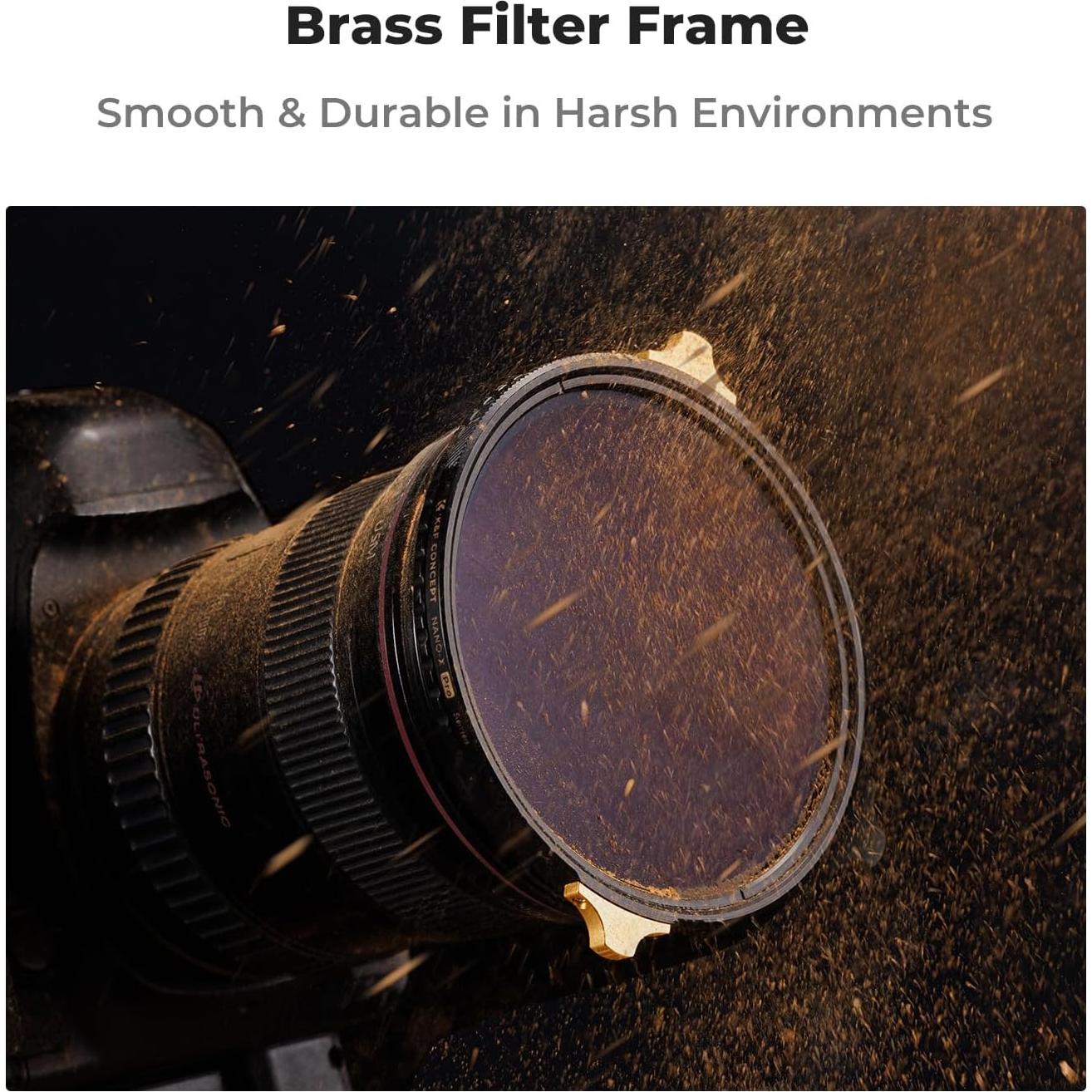 K&F Concept 55mm Circular Polarizers Filter Super Slim with 36 Multi-Layer Coatings, High Definition Circular Polarizing Filter (CPL) Camera Lens Filter (Nano-X PRO Series)