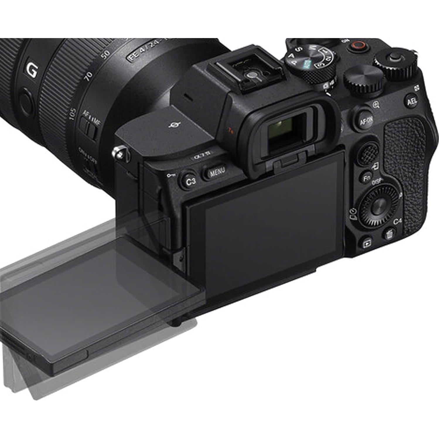 Cámara Sony Alpha A7 IV + Lente Telefoto 420-800mm + Accesorios