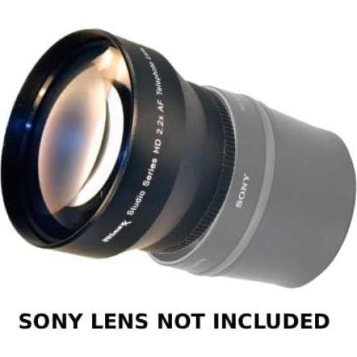 Lente Telefoto 2.2X OPTURA HD 74mm + Kit de Filtros 3 Piezas