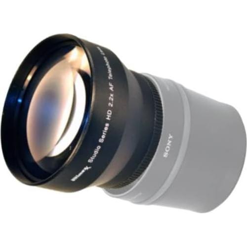 Lente Telefoto 2.2X OPTURA HD 74mm + Kit de Filtros 3 Piezas