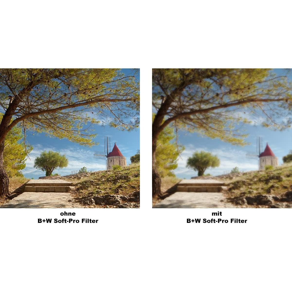 Filtro de Cristal Suave Pro B+W 82mm para Fotografía