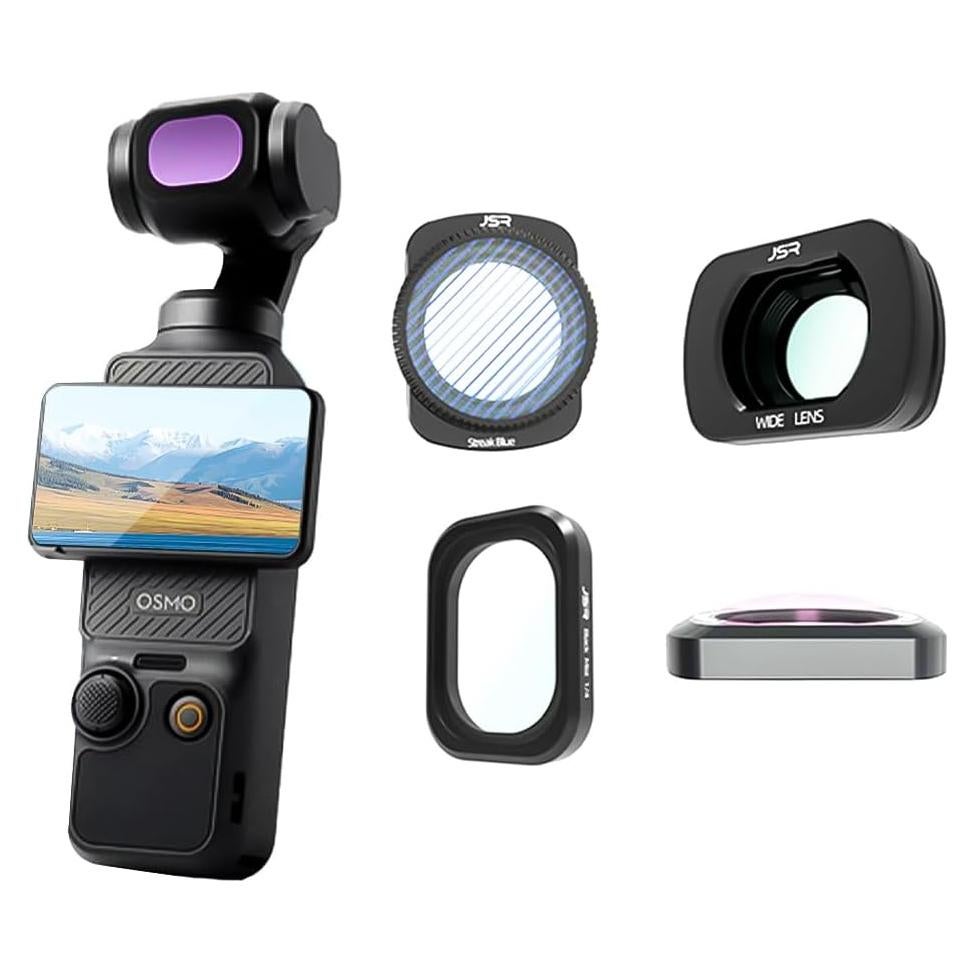 Kit de Filtros Magnéticos para DJI OSMO Pocket 3 - 4 Filtros