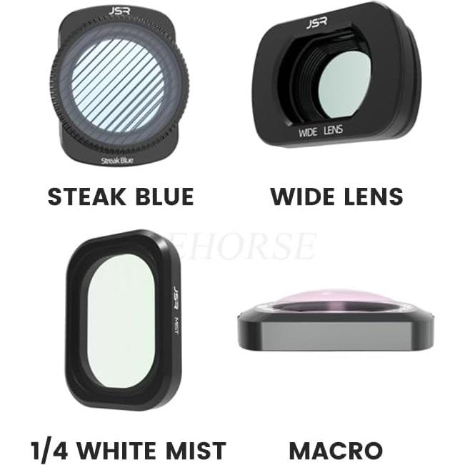 Kit de Filtros Magnéticos para DJI OSMO Pocket 3 - 4 Filtros
