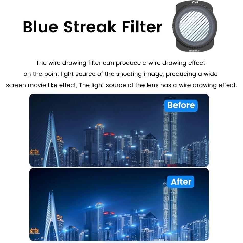 Kit de Filtros Magnéticos para DJI OSMO Pocket 3 - 4 Filtros