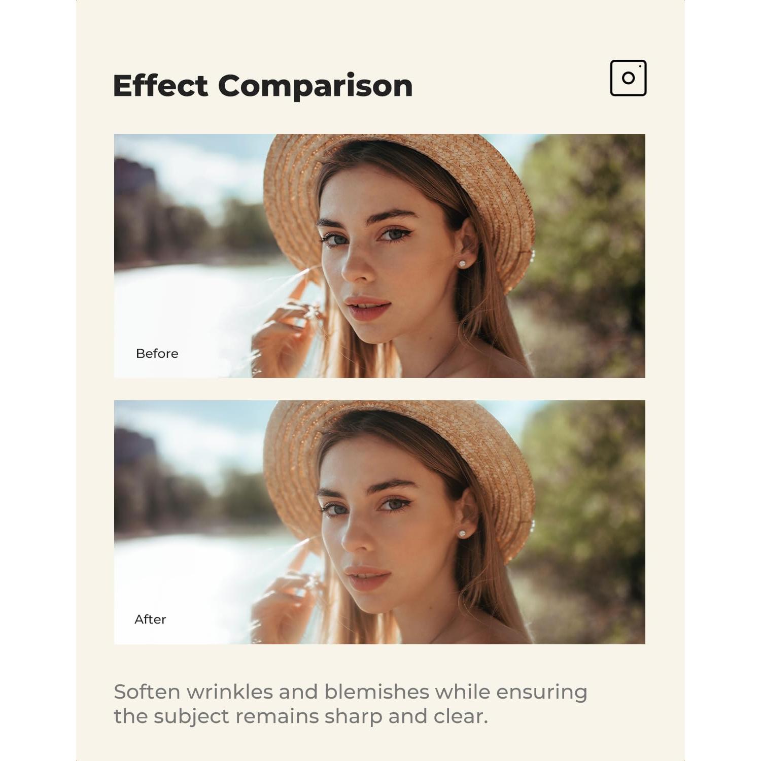 K&F CONCEPT 37mm Black Diffusion 1/4 Filter Mist Cinematic Effect Filter with 28 Multi-Layer Coatings Waterproof/Scratch Resistant for Video/Vlog/Portrait Photography