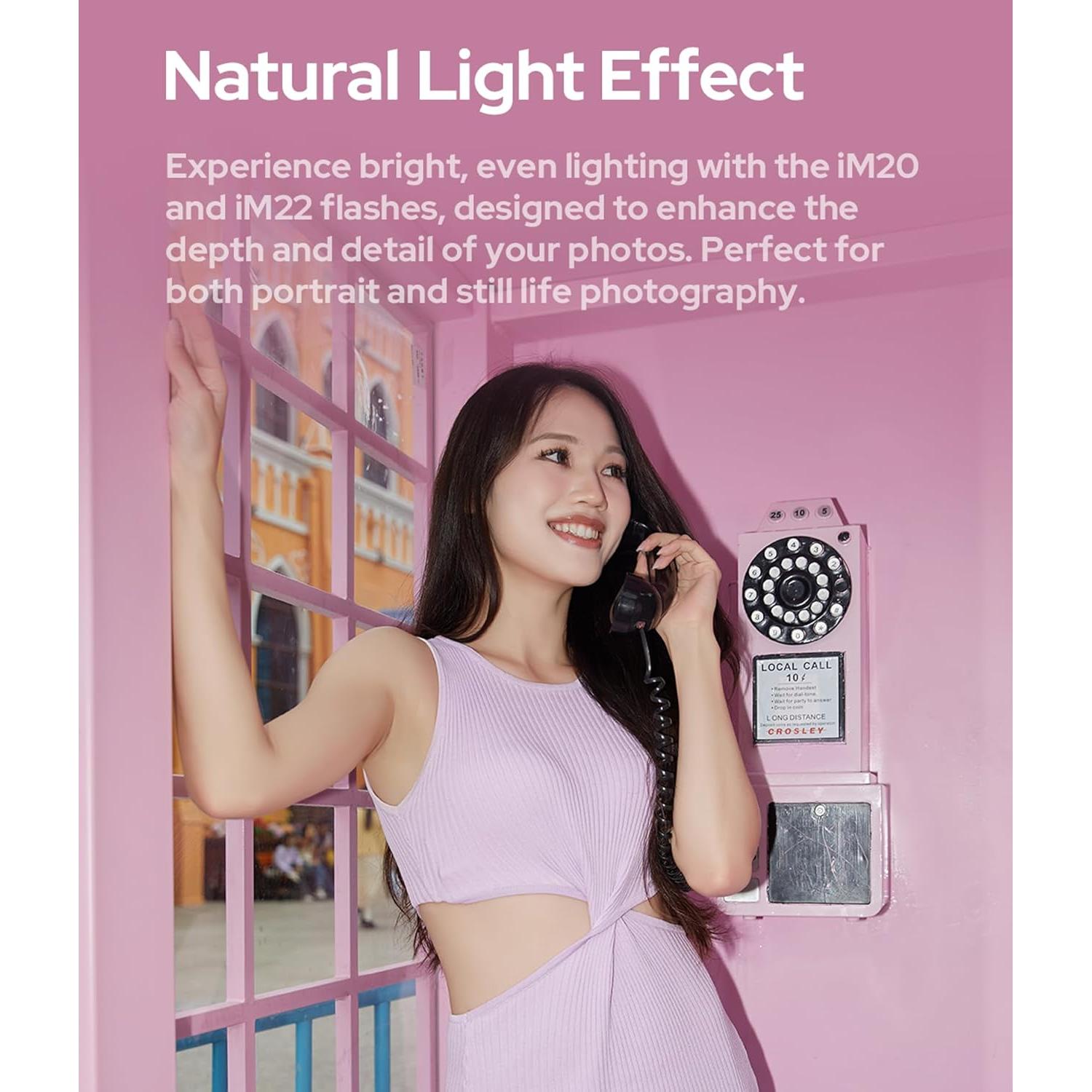 Flash de Cámara Godox iM20, 440 Flashes, Batería de Litio