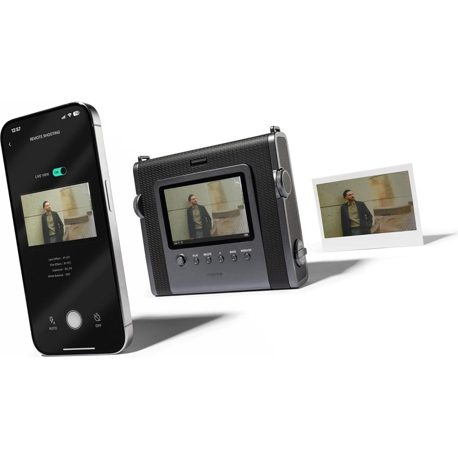 Cámara Instantánea Fujifilm INSTAX Wide Evo 16MP Gran Angular