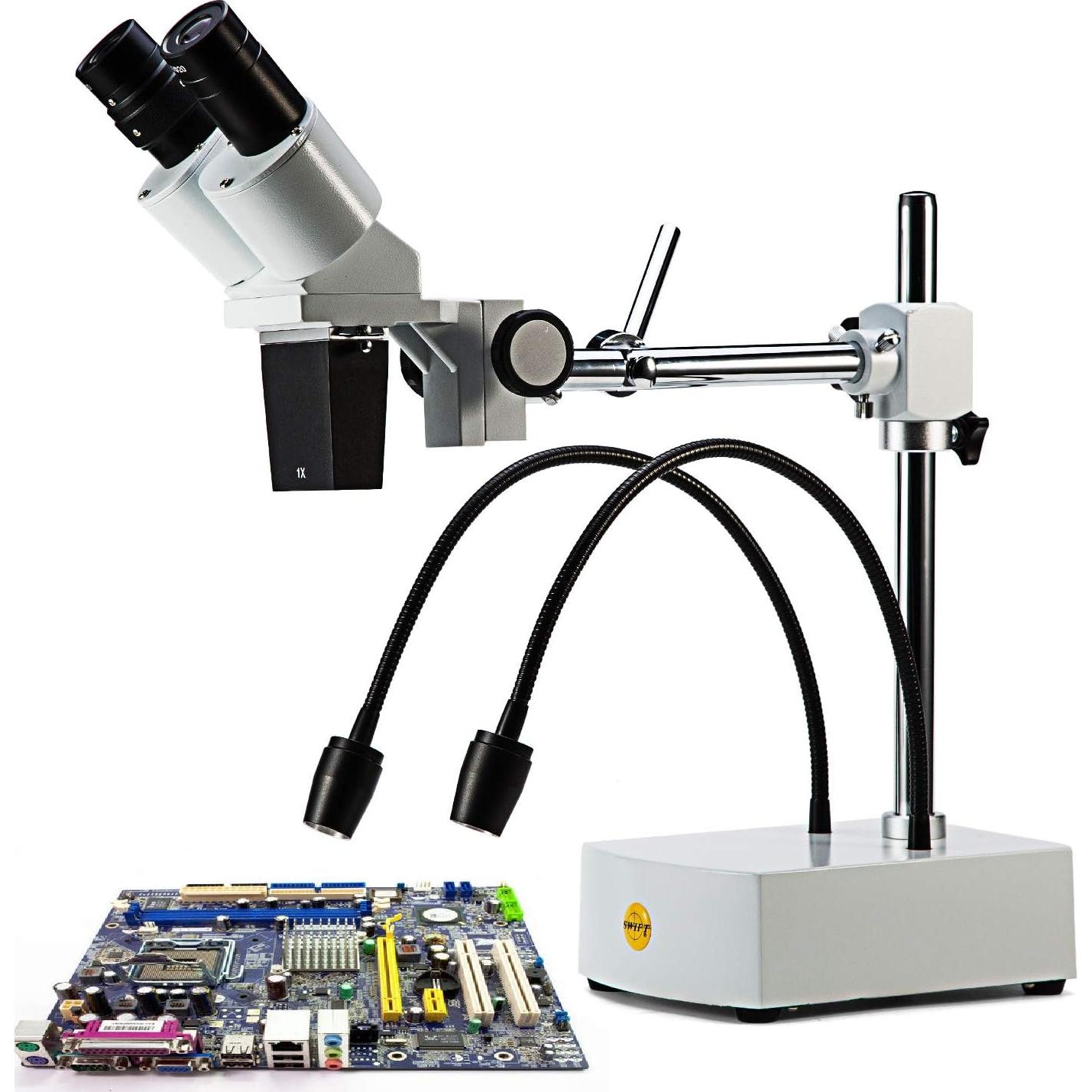 Microscopio Estéreo Binocular Swift S41-20, 10X-20X, LED