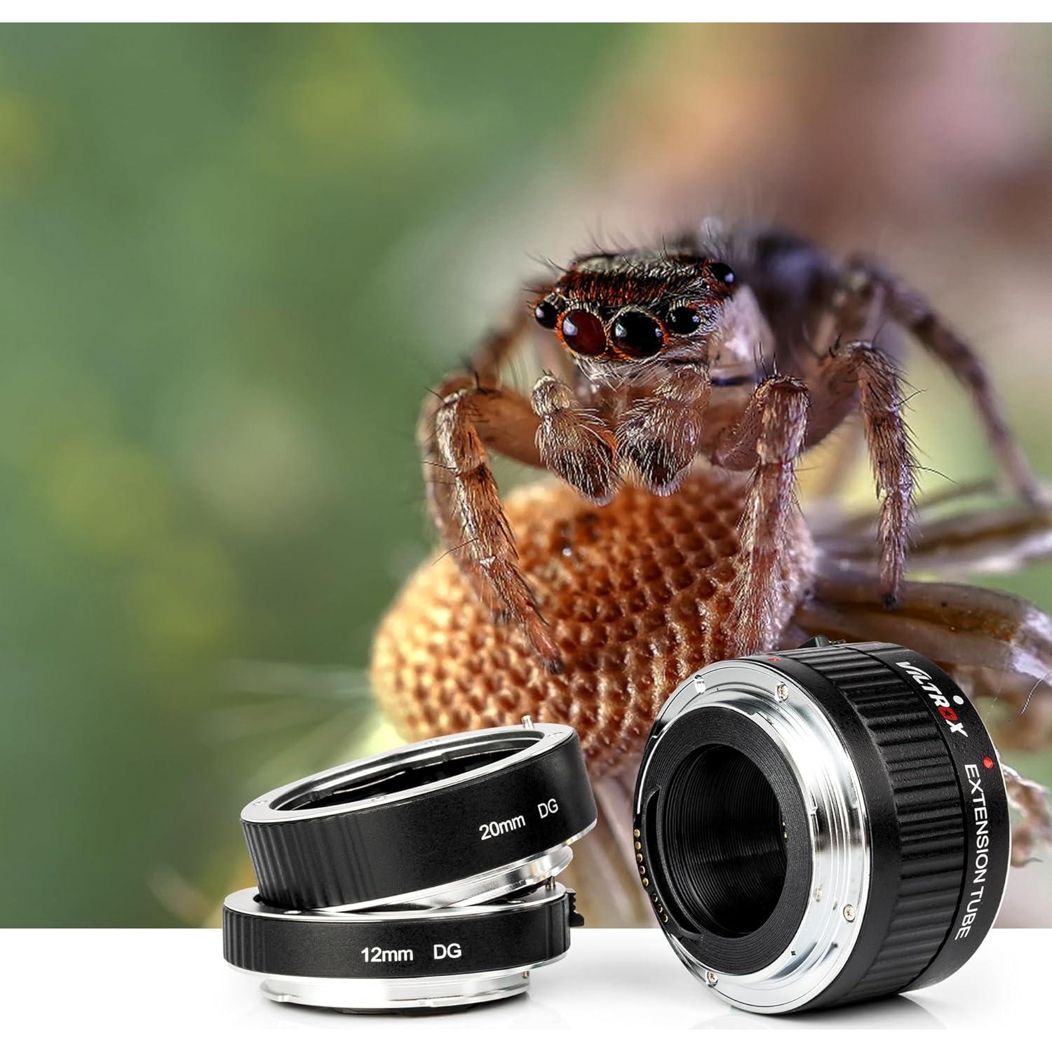 Juego de Tubos de Extensión VILTROX DG-C para Lentes Canon EF EF-S