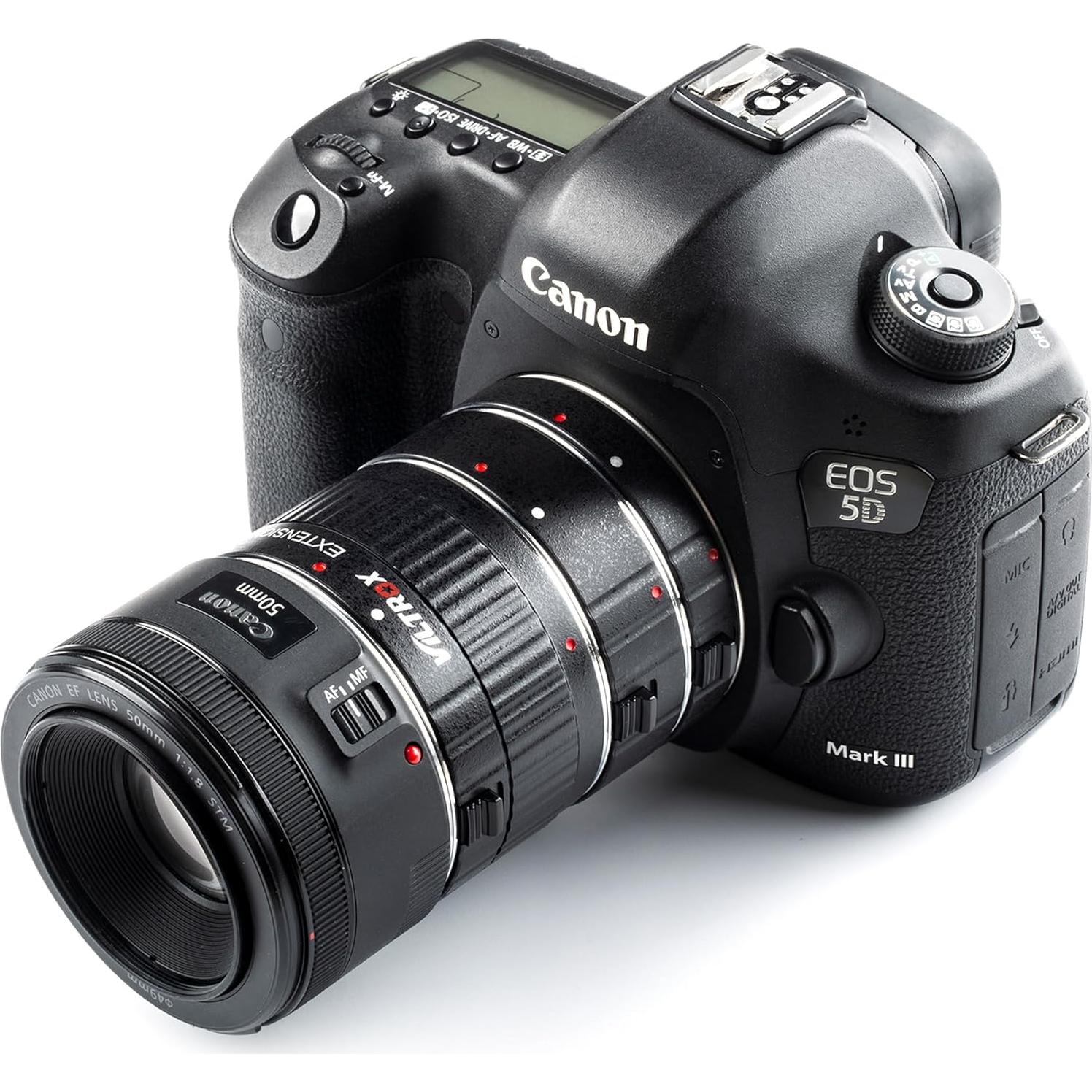 Juego de Tubos de Extensión VILTROX DG-C para Lentes Canon EF EF-S