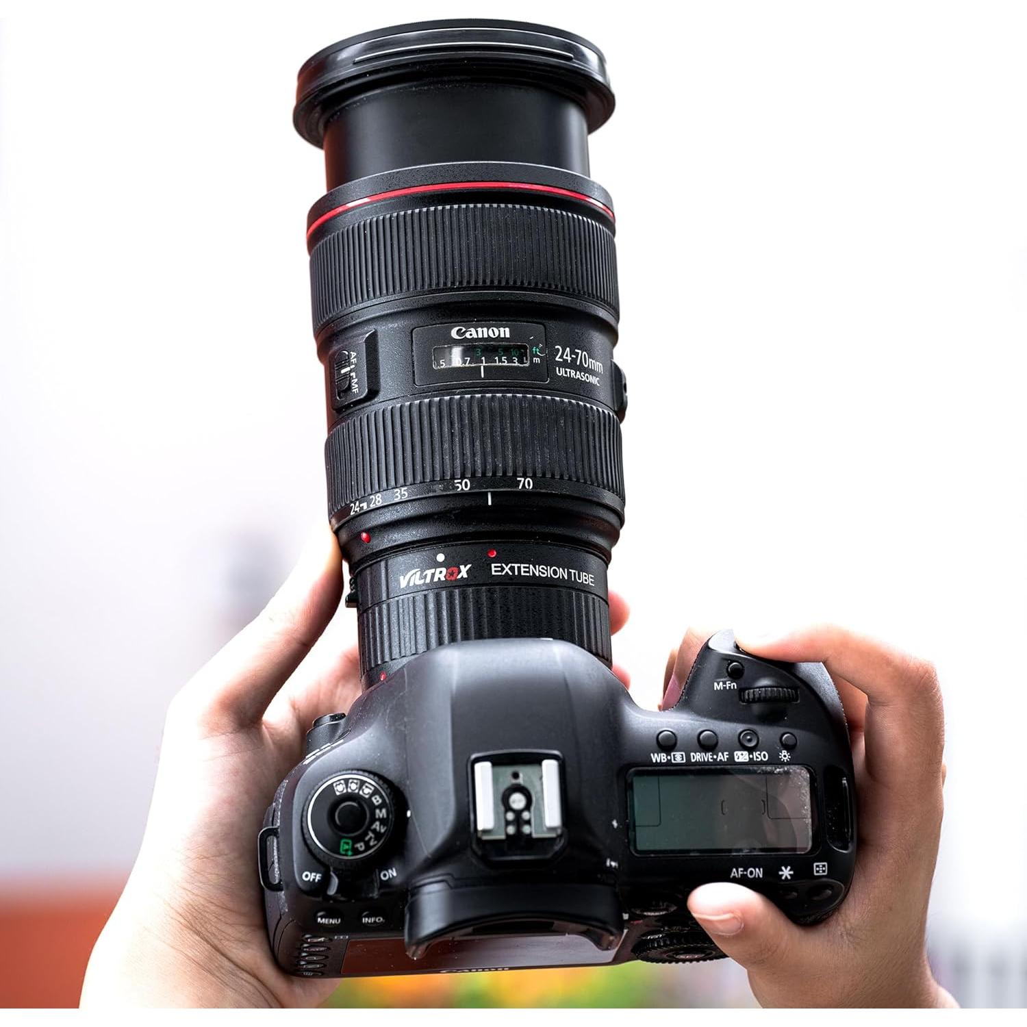 Juego de Tubos de Extensión VILTROX DG-C para Lentes Canon EF EF-S