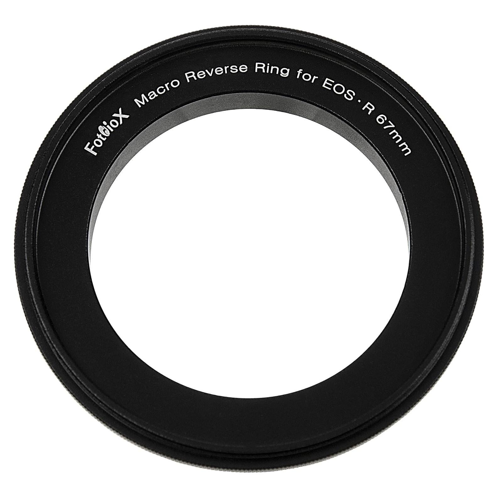 Fotodiox Macro Reverse Ring Compatible with 67mm Filter Thread to Canon RF-Mount Cameras - for Reverse Mounting Lenses
