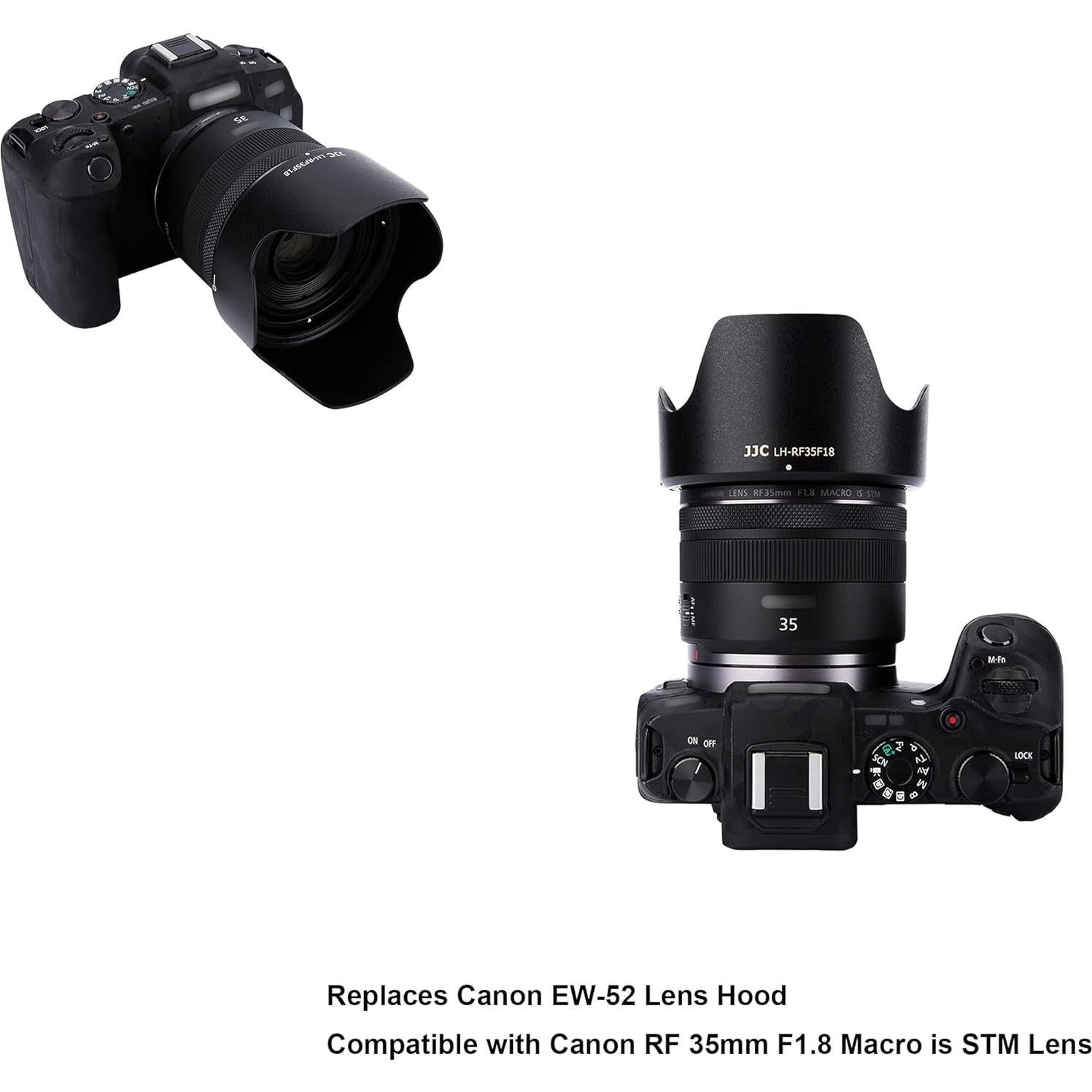 Tapa de Lente Tulipán JJC para Canon RF 35mm F1.8 Macro