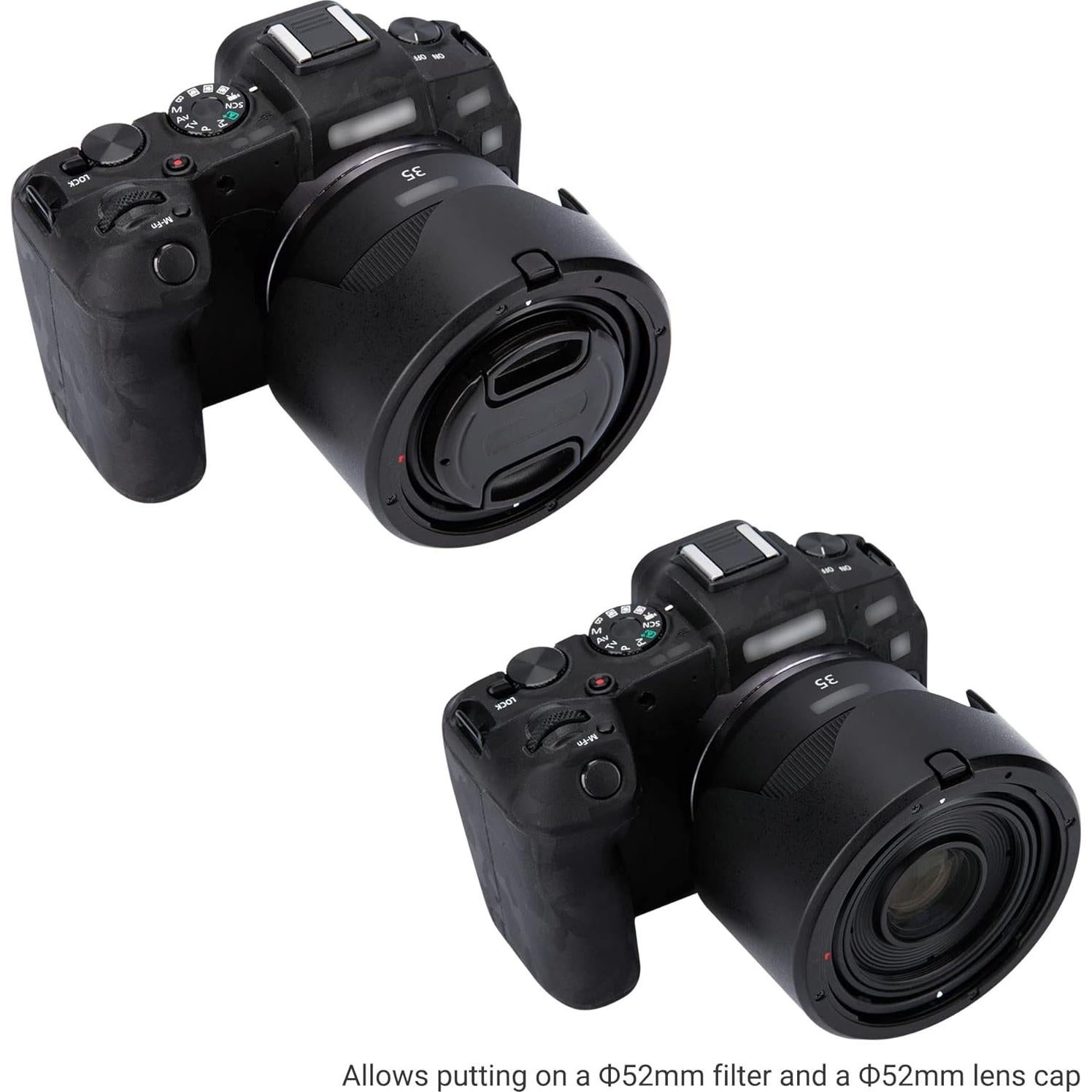 Tapa de Lente Tulipán JJC para Canon RF 35mm F1.8 Macro