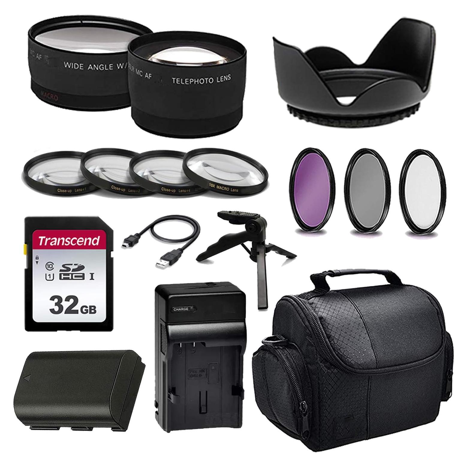 Kit de Accesorios 16 Piezas para Canon EOS 7D, 80D, 70D
