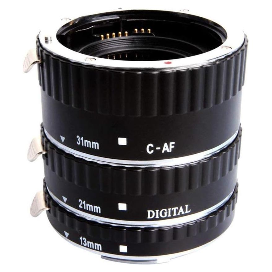 Conjunto de Tubos de Extensión Macro Mcoplus C-AF-A para Canon