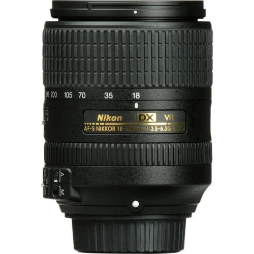 Lente Nikon AF-S DX NIKKOR 18-300mm f/3.5-6.3G ED VR + Accesorios