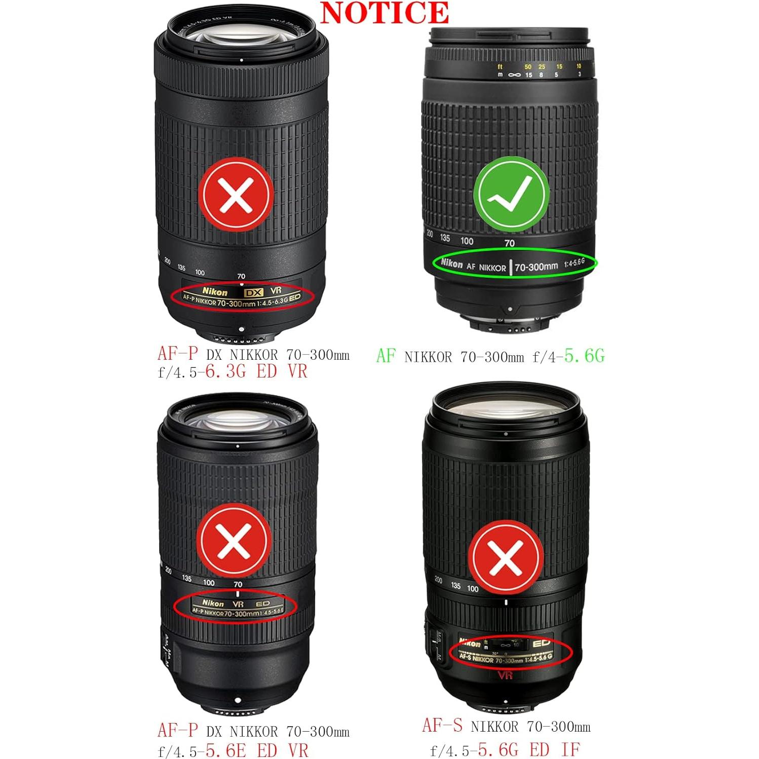 Tapa de lente 62mm para Nikon y Sony - 2 Pack