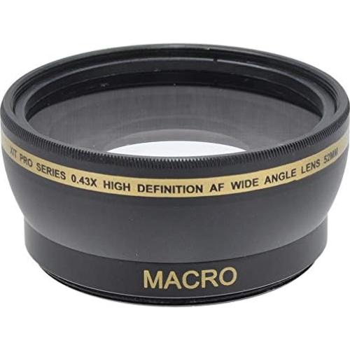 Lente Gran Angular 0.43x Pro HD para Nikon Z50 con Macro