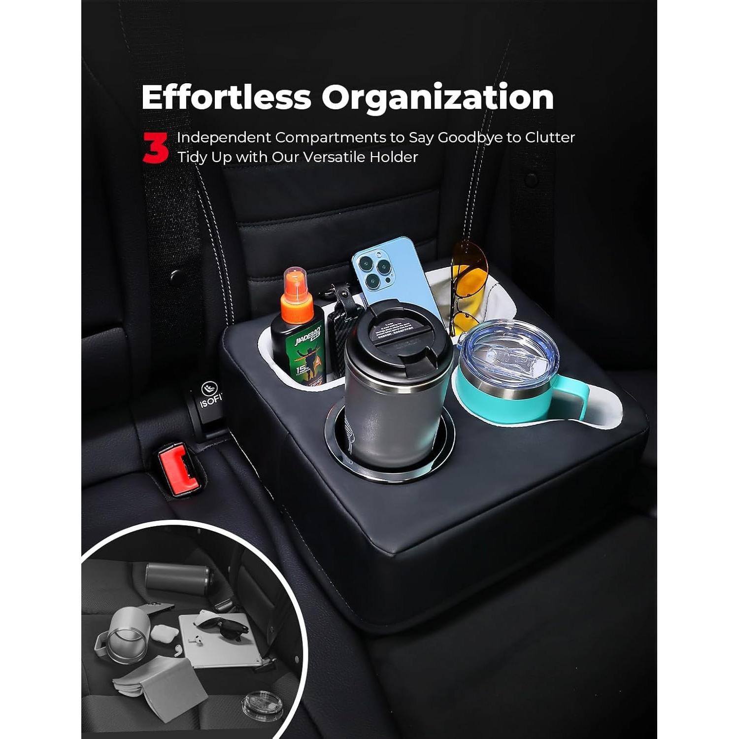 Soporte para Tazas KEMIMOTO Universal Negro para Coche y Sofá