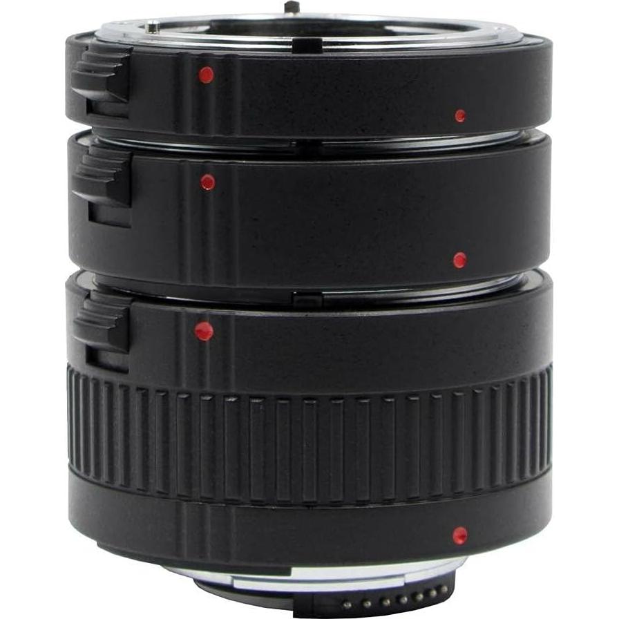 Juego de tubos de extensión ProMaster 8819 para Nikon F - 12mm, 20mm, 36mm