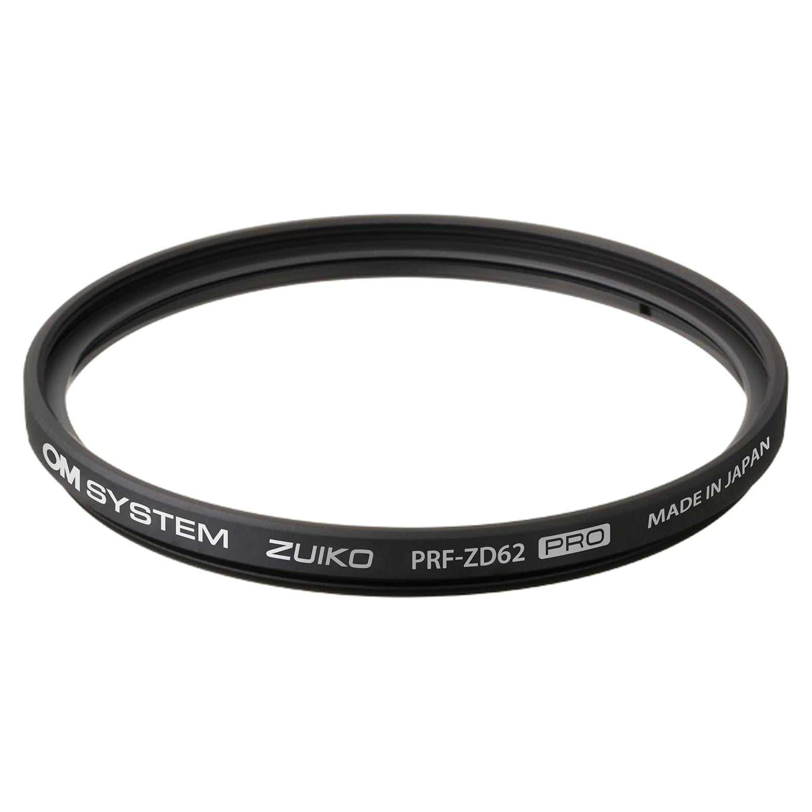 Filtro de Protección Claro OM SYSTEM 62mm para Lentes PRO