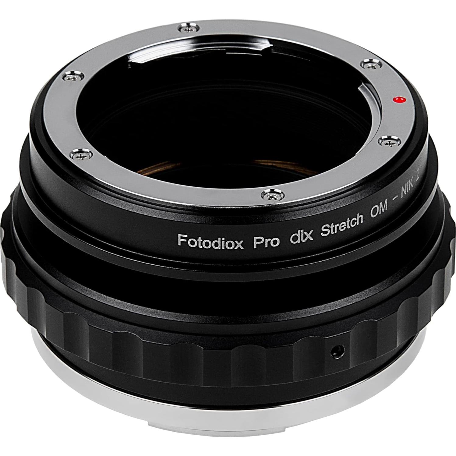 Adaptador Fotodiox DLX Stretch Olympus OM a Nikon Z - Filtros ND