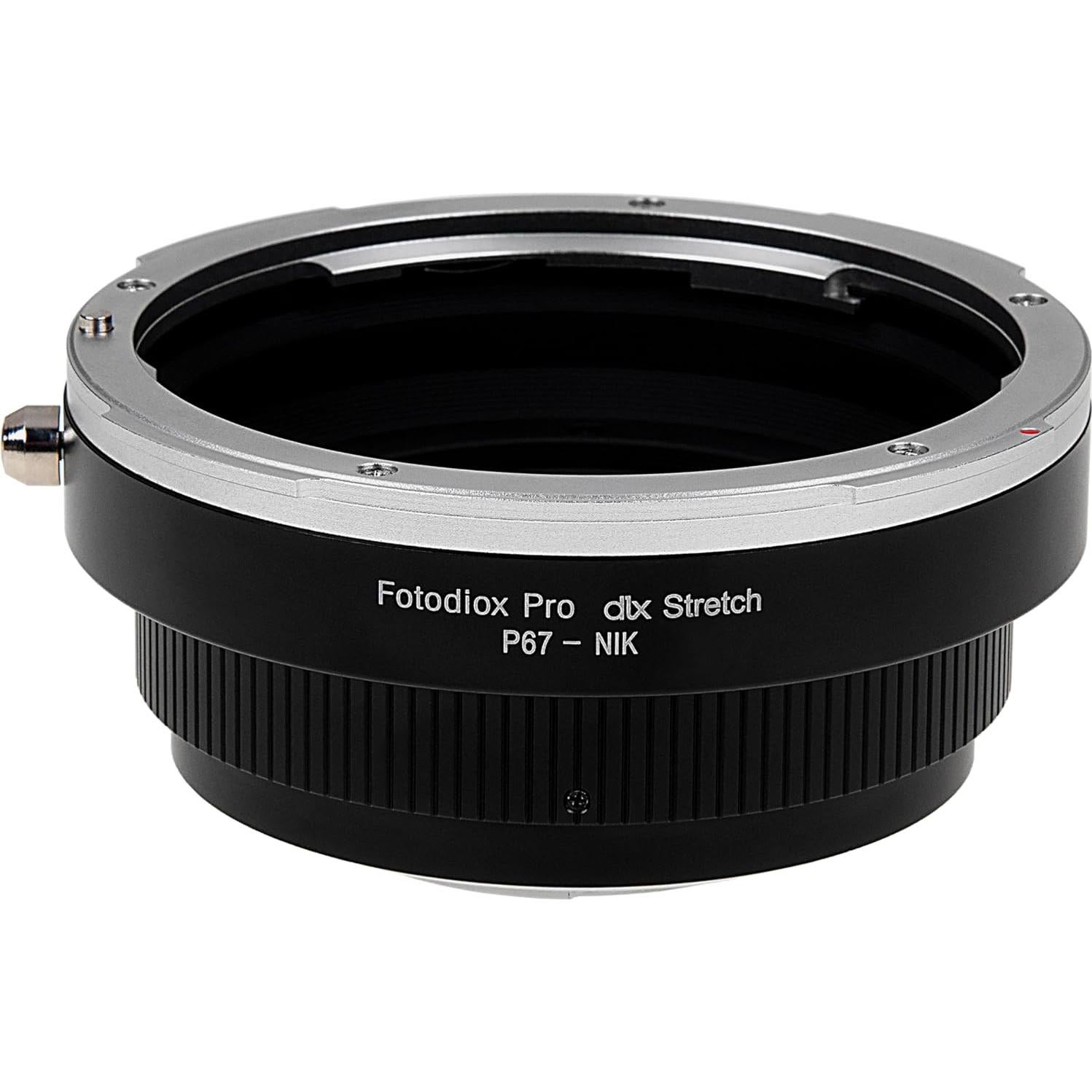 Adaptador Fotodiox DLX Stretch para Lentes Pentax 6x7 a Nikon F