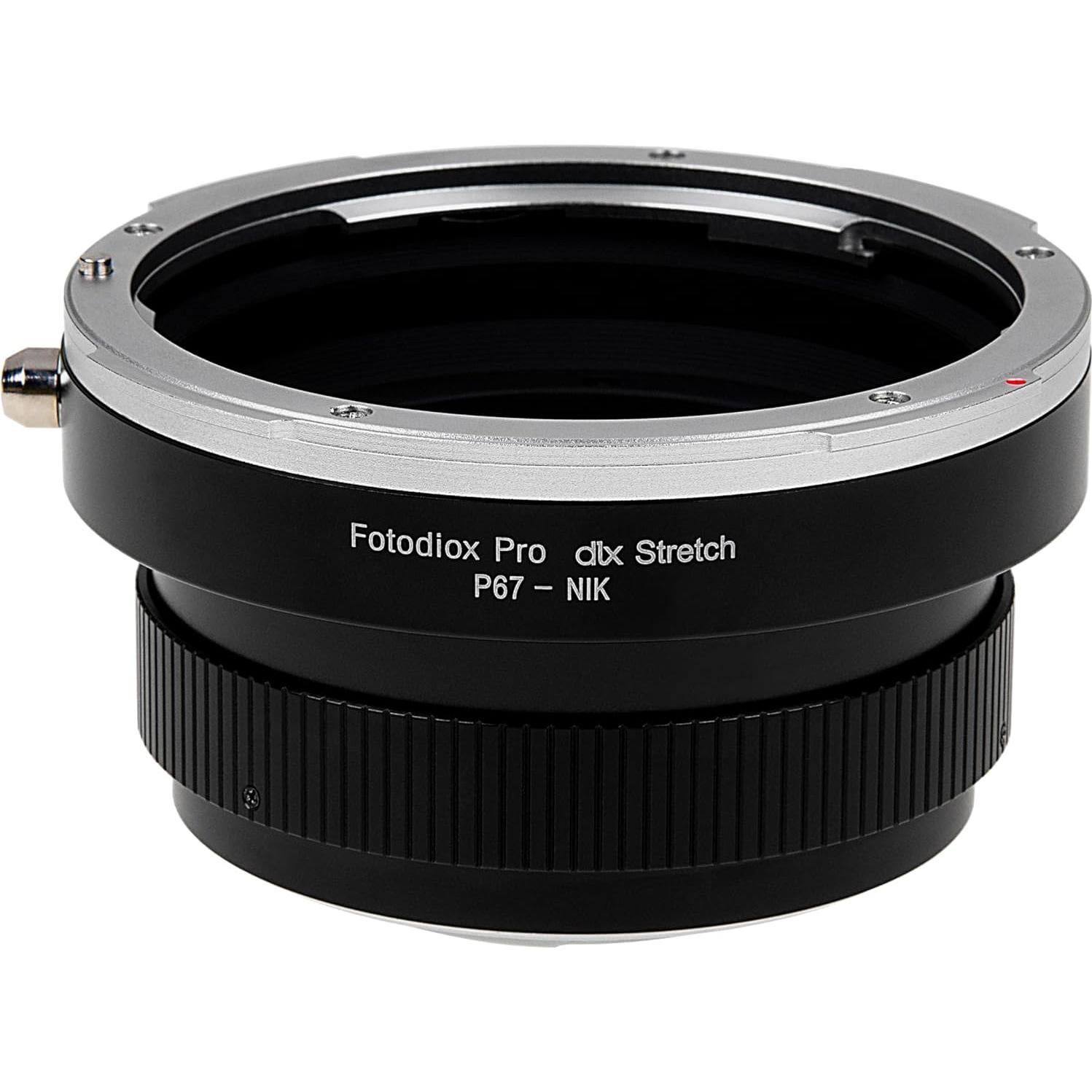 Adaptador Fotodiox DLX Stretch para Lentes Pentax 6x7 a Nikon F