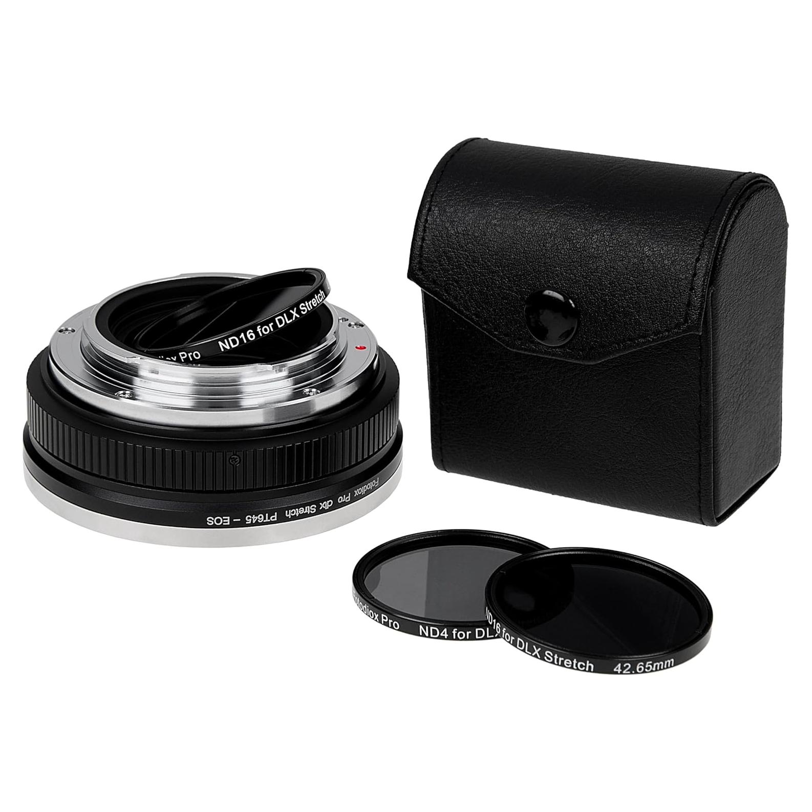 Adaptador Fotodiox DLX Stretch para Lentes Pentax 645 a Canon EOS