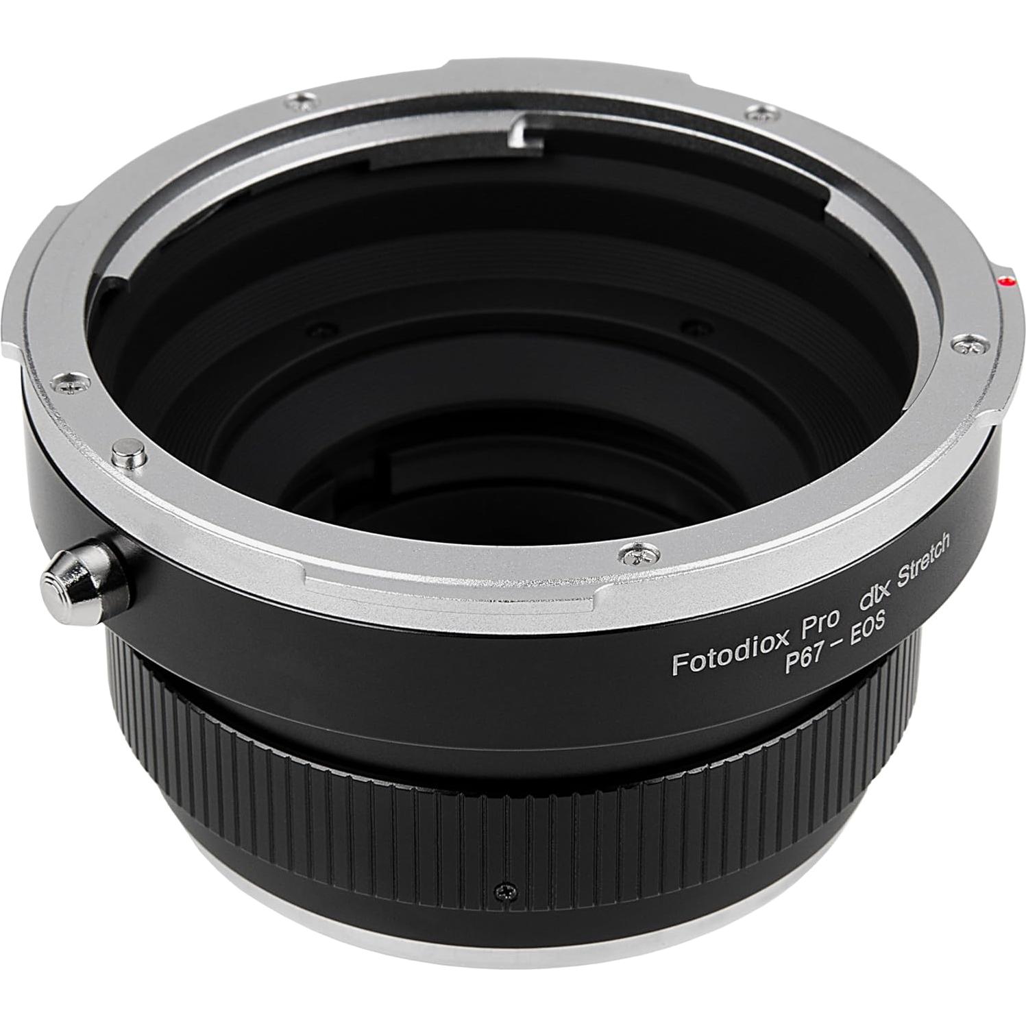 Adaptador Fotodiox DLX Stretch para Lentes Pentax 6x7 a Canon EOS