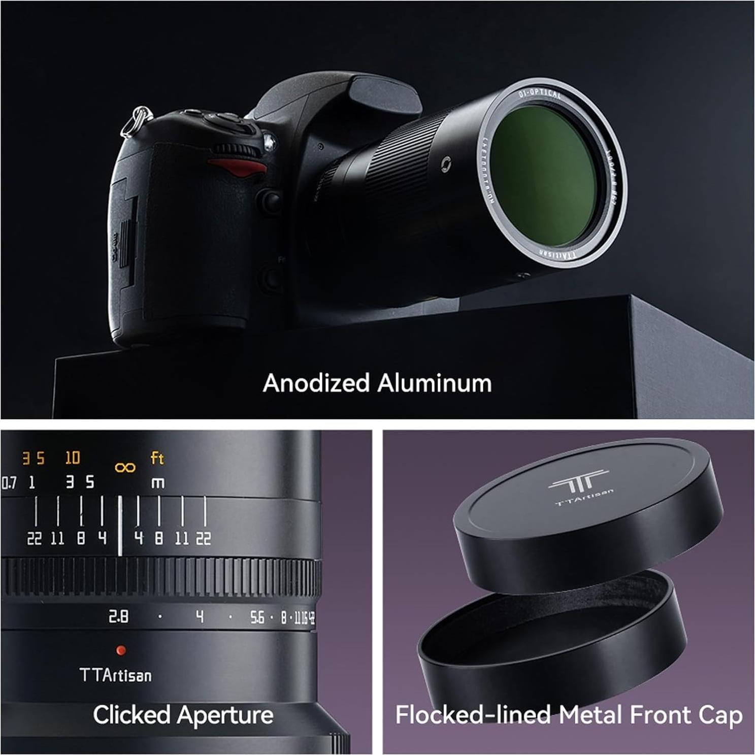 Lente Macro TTArtisan 100mm F2.8 para Fuji Montura X