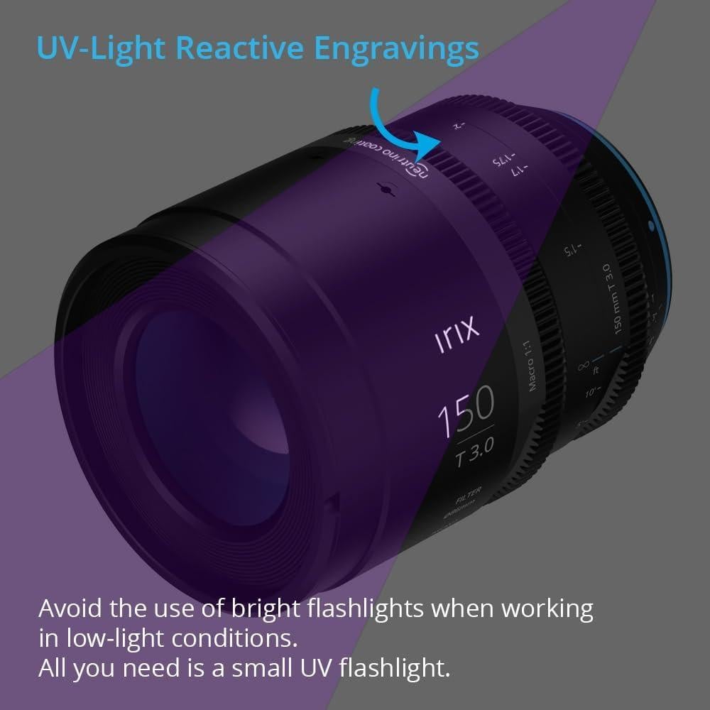 Lente Irix Cine 150mm T3.0 Tele para Fuji X - Resistente al Clima