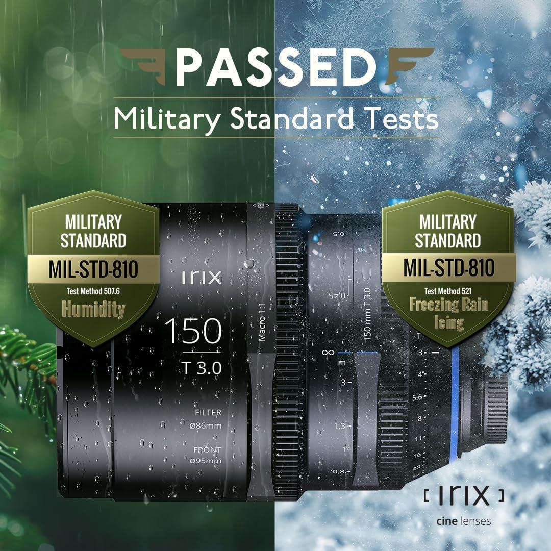 Lente Irix Cine 150mm T3.0 Tele para Fuji X - Resistente al Clima