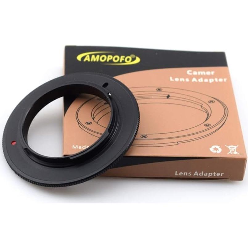 Anillo Adaptador Inverso Macro AMOPOFO 52mm a FX para Fujifilm