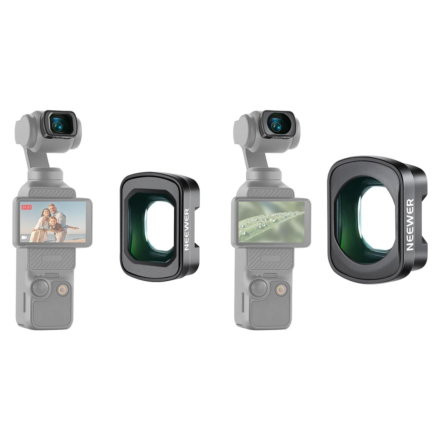 Lente Gran Angular 0.75X y Macro 2X NEEWER para DJI OSMO Pocket 3