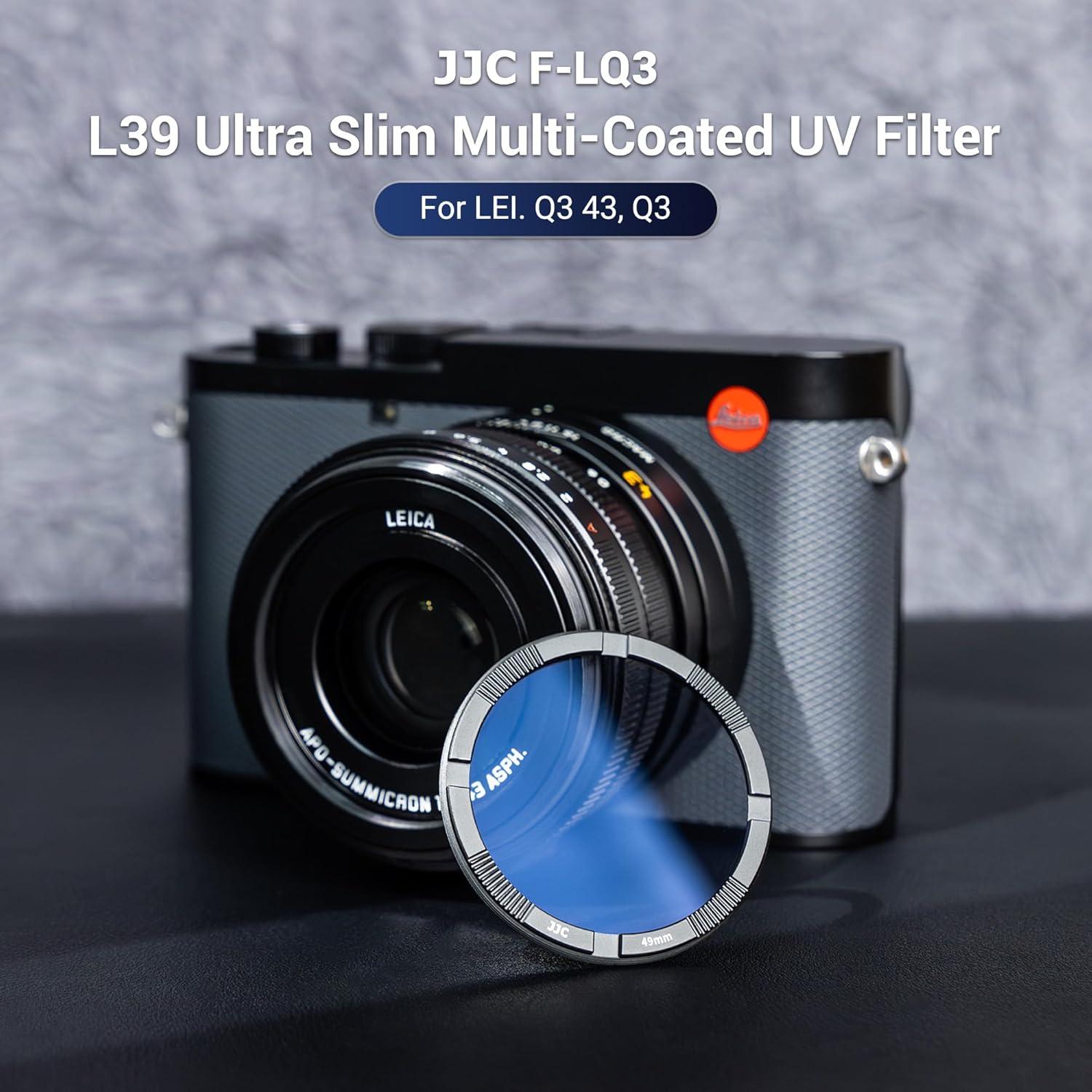Filtro UV JJC para Cámaras Leica Q3 43 / Q3 / Q2 - Protección Óptica
