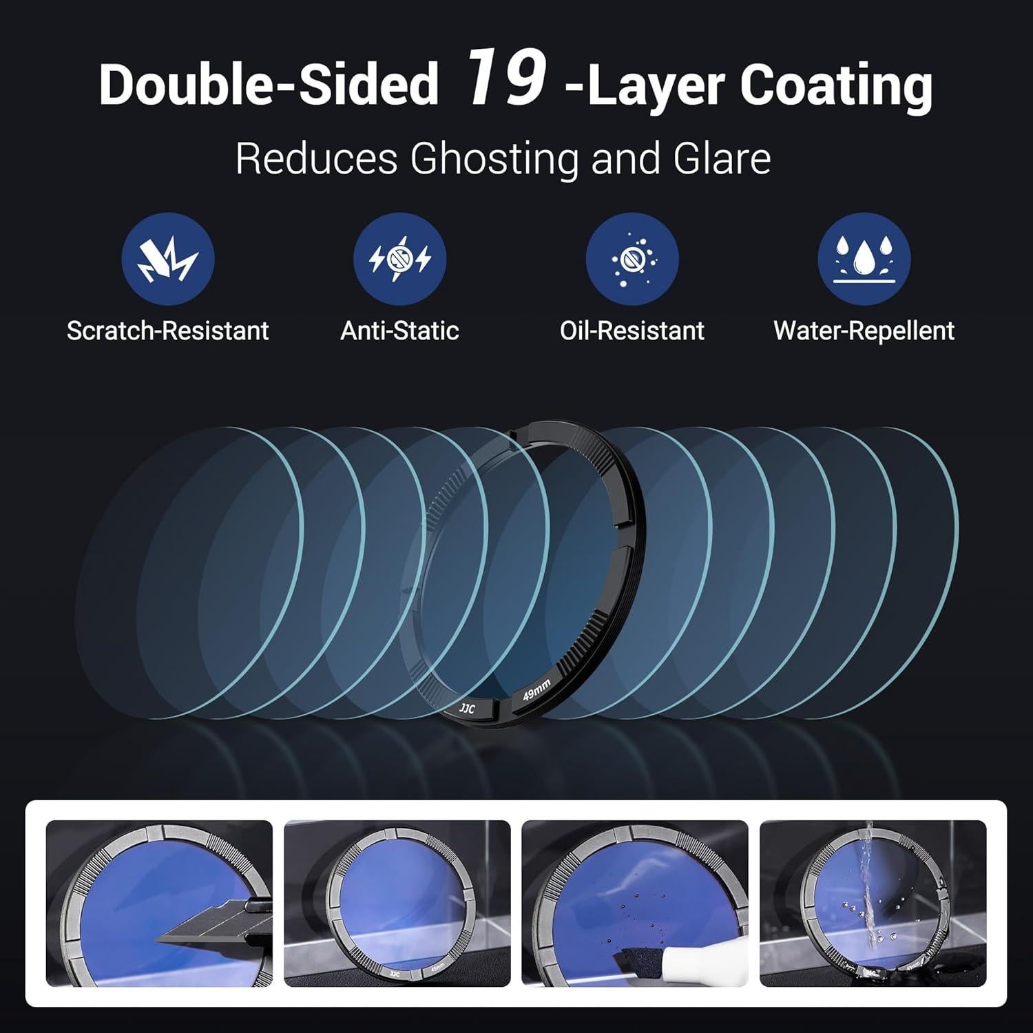 Filtro UV JJC para Cámaras Leica Q3 43 / Q3 / Q2 - Protección Óptica