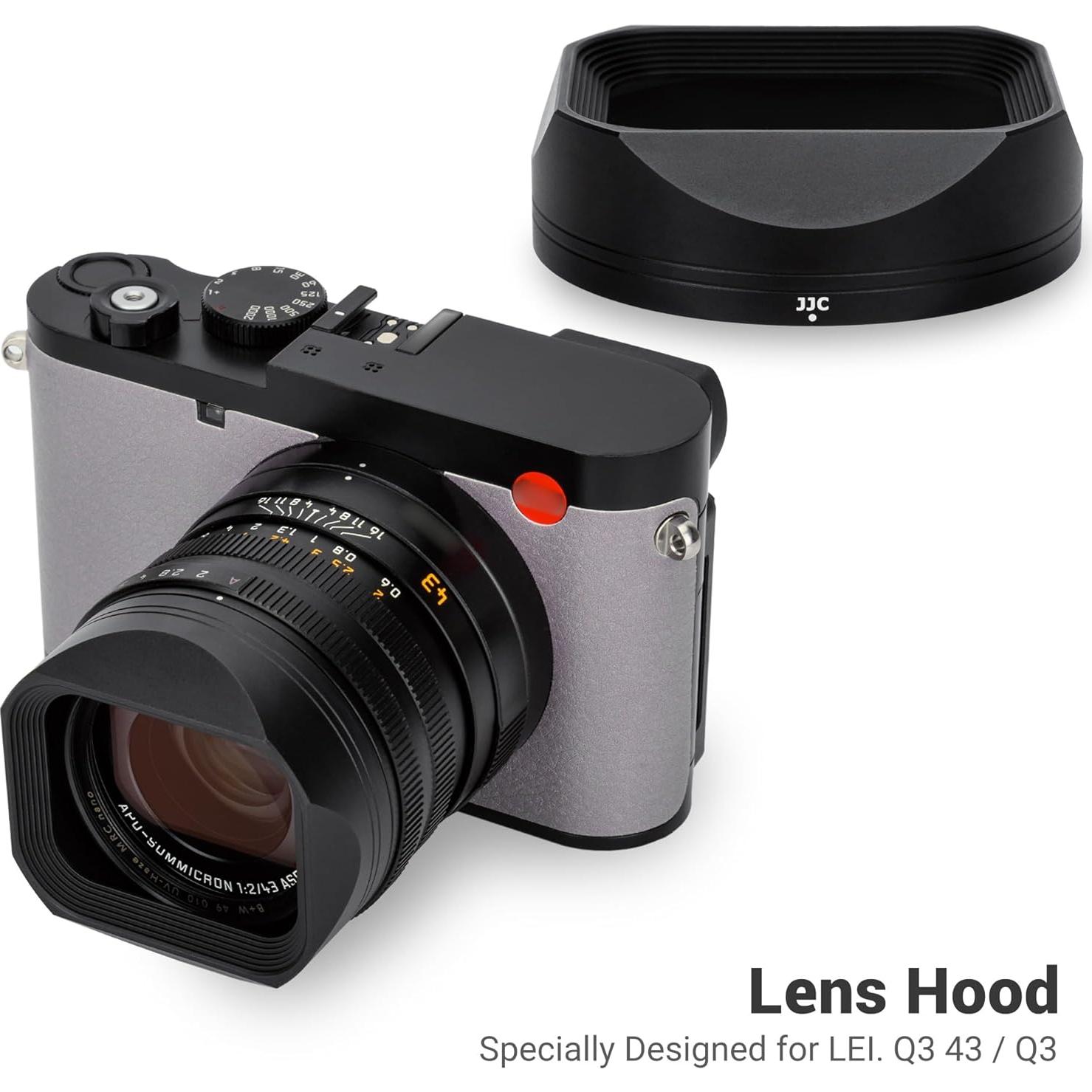 Capucha de Lente JJC para Cámaras Leica Q3/Q2, 49mm