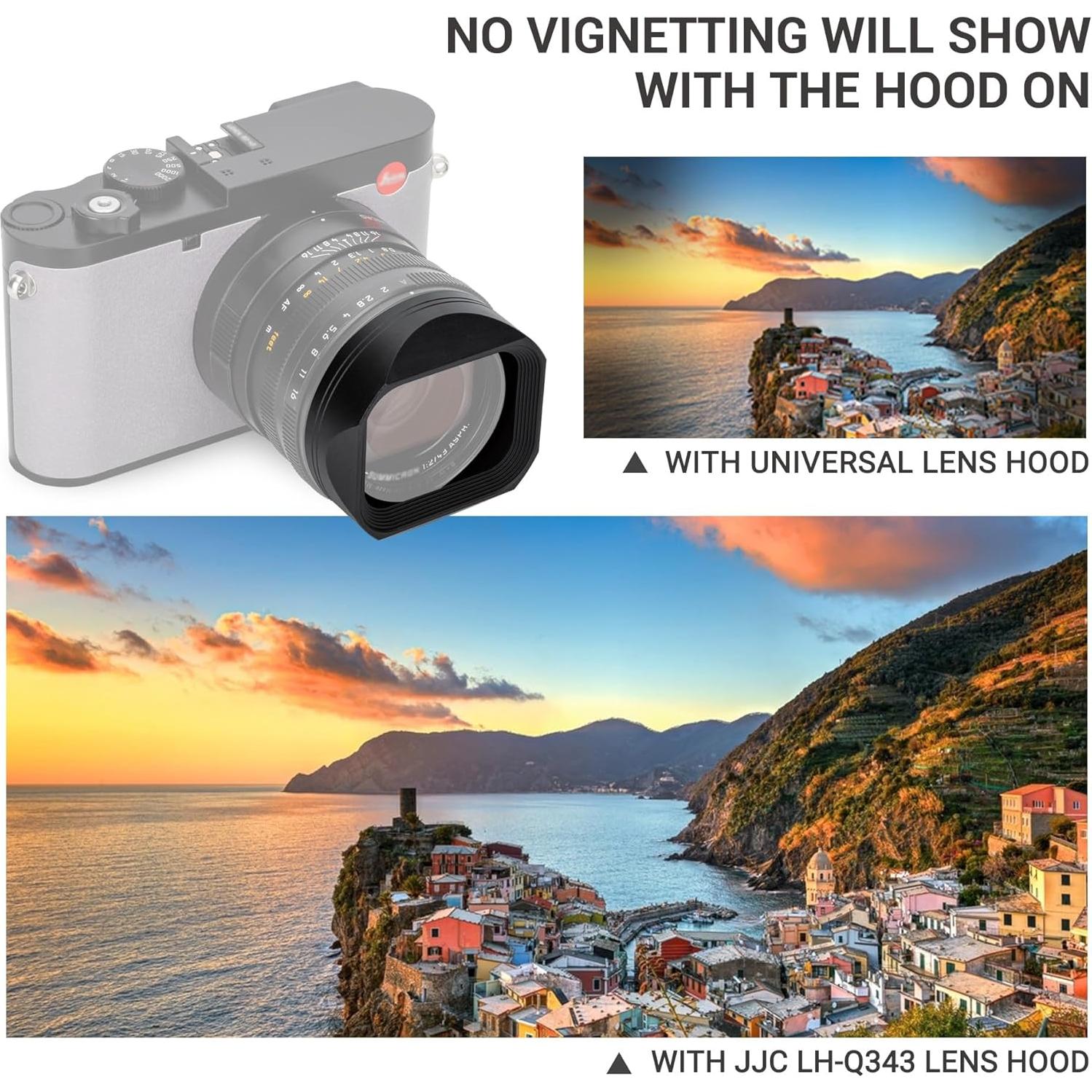 Capucha de Lente JJC para Cámaras Leica Q3/Q2, 49mm