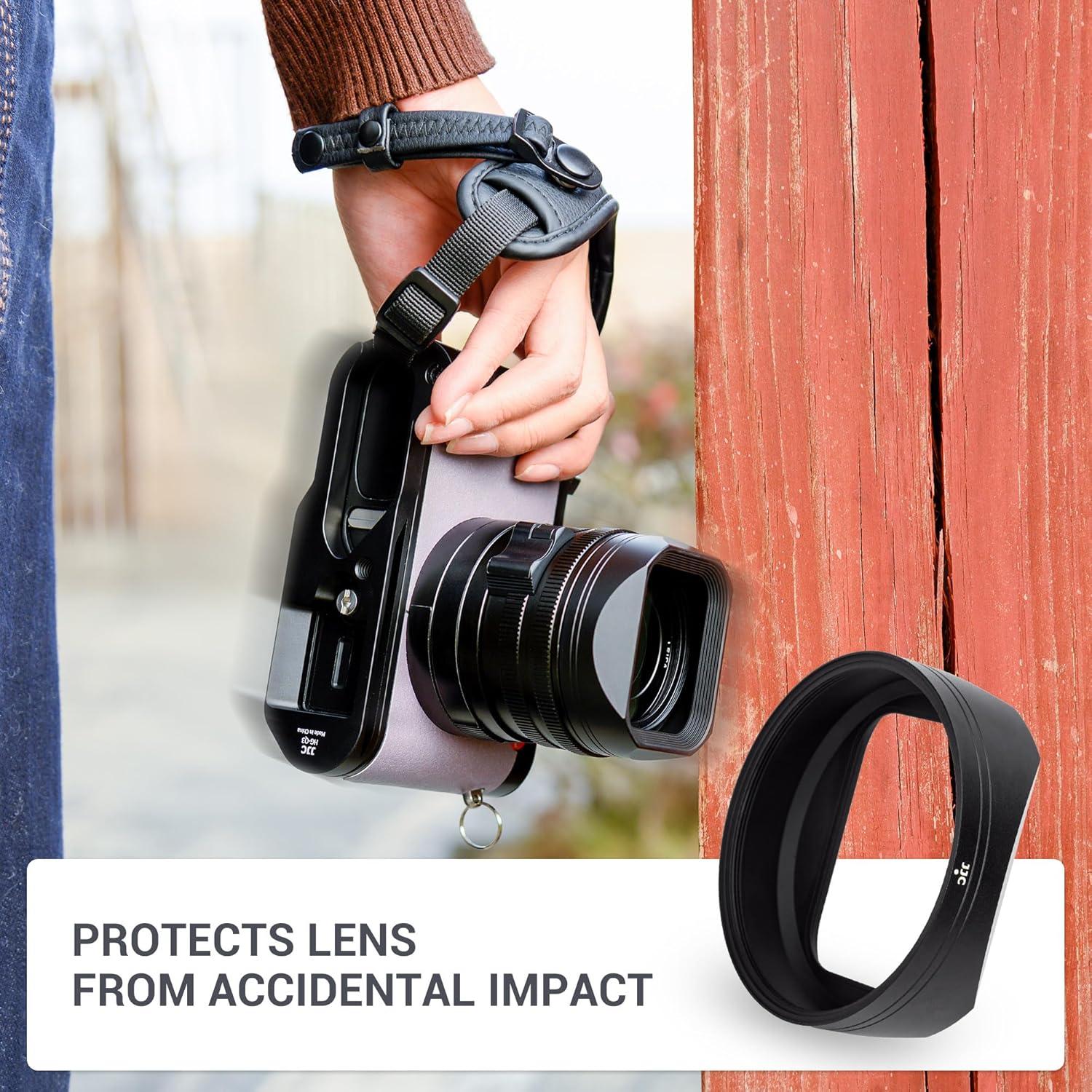 Capucha de Lente JJC para Cámaras Leica Q3/Q2, 49mm