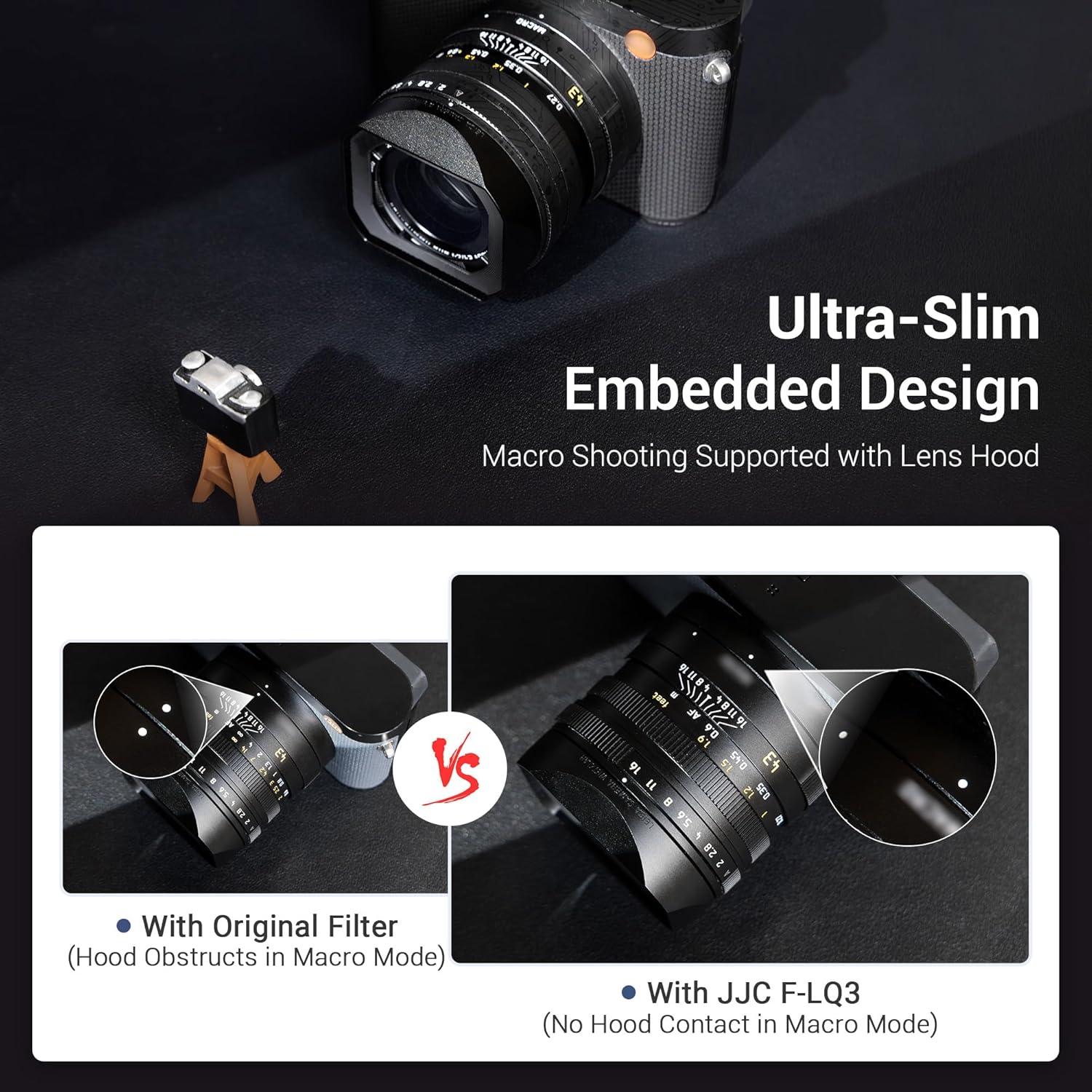 Filtro UV Protector Ultra Delgado Jinjiacheng para Cámara Leica Q3 43 Q2